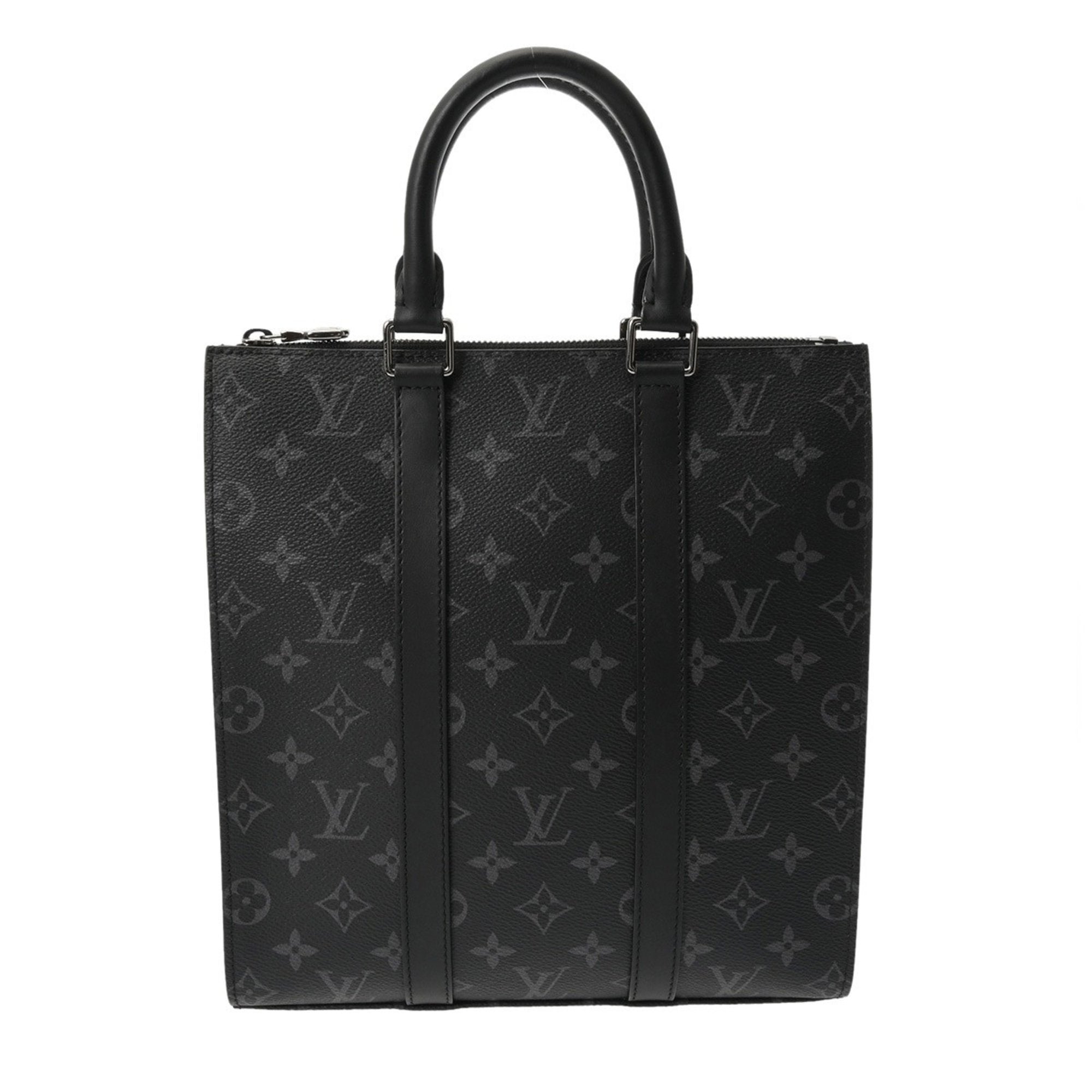 Louis Vuitton Black Gray Monogram Eclipse Canvas Handbag (Pre-Owned)