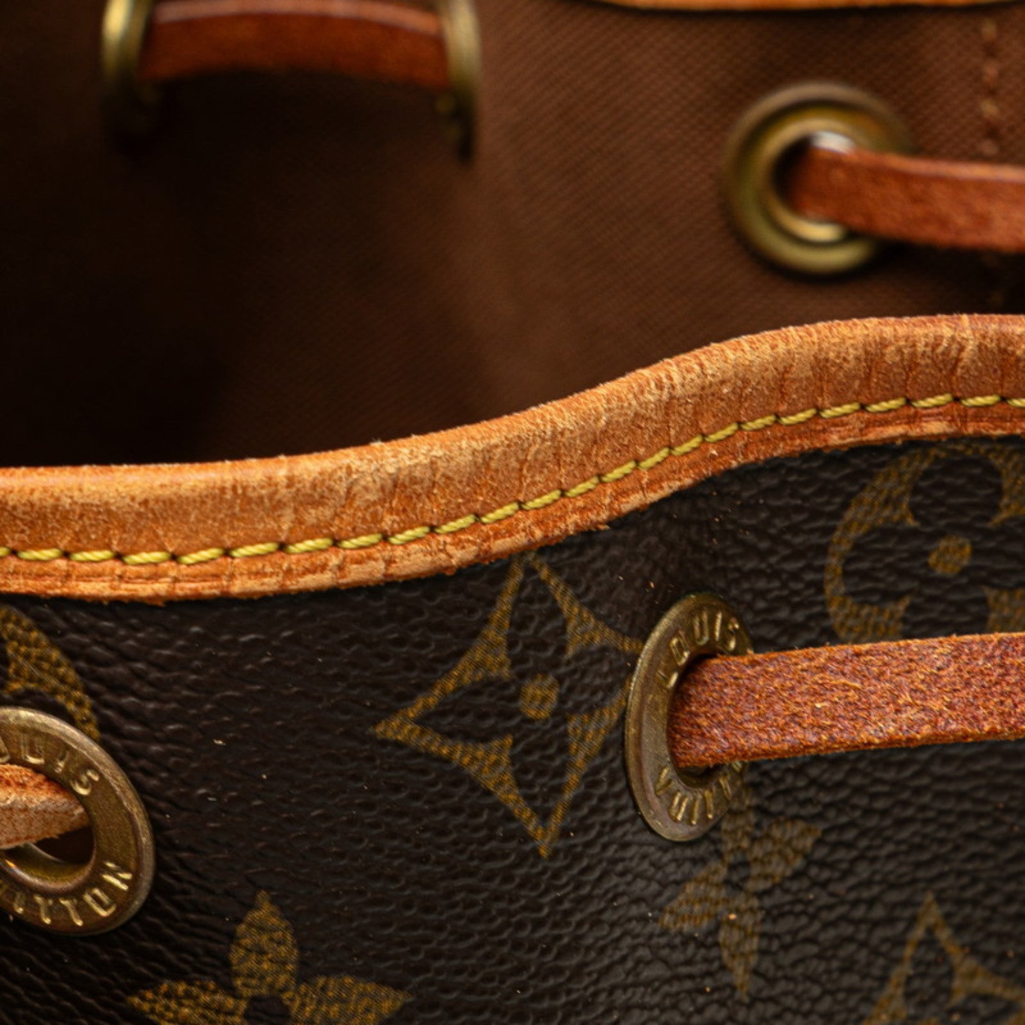 Louis Vuitton Monogram Brown Pvc Leather Handbag (Pre-Owned)