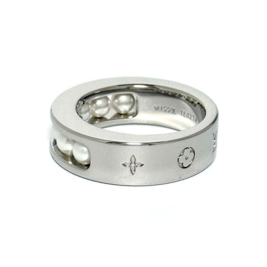 Louis Vuitton Silver 925 Band Ring (Pre-Owned)