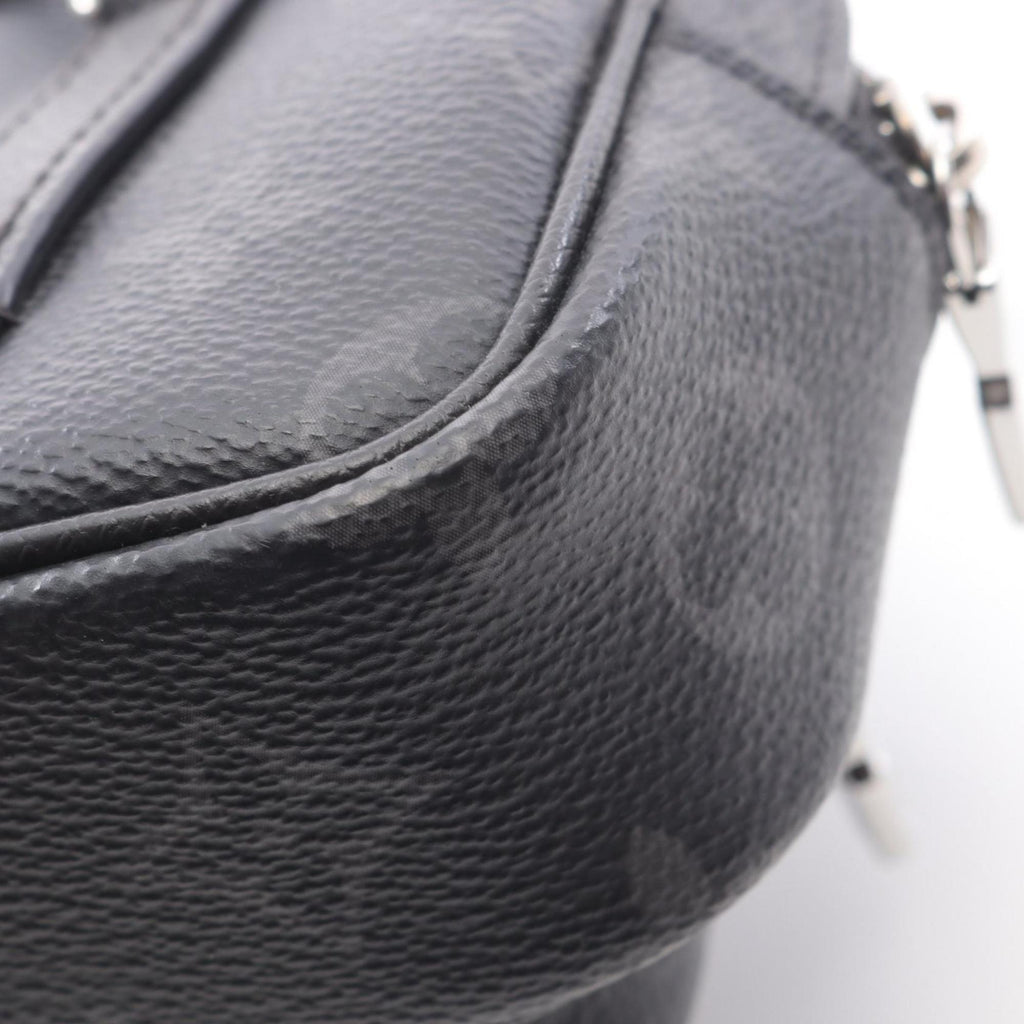 Louis Vuitton Black Coated Canvas Leather Fanny Pack Pochette (Pre-Owned)