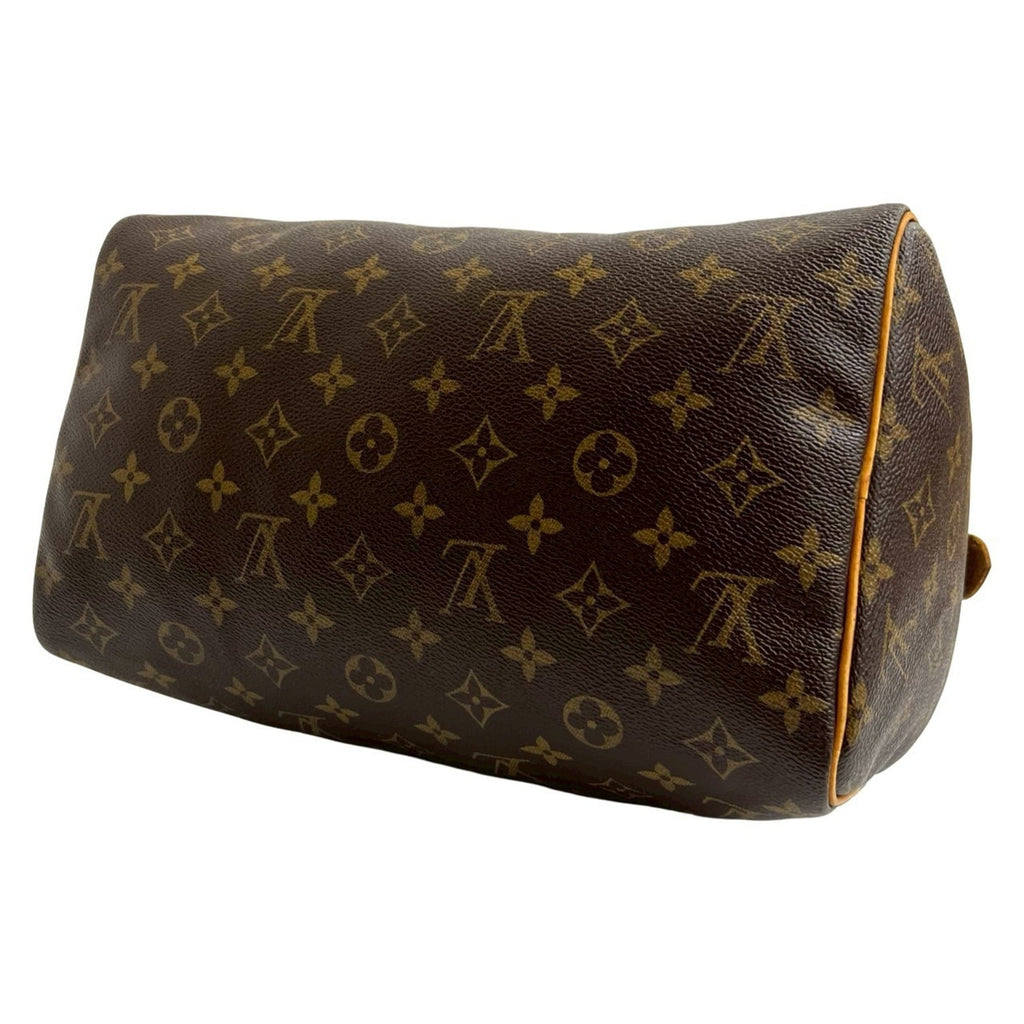 Louis Vuitton Brown Leather Pvc Boston Bag Handbag (Pre-Owned)