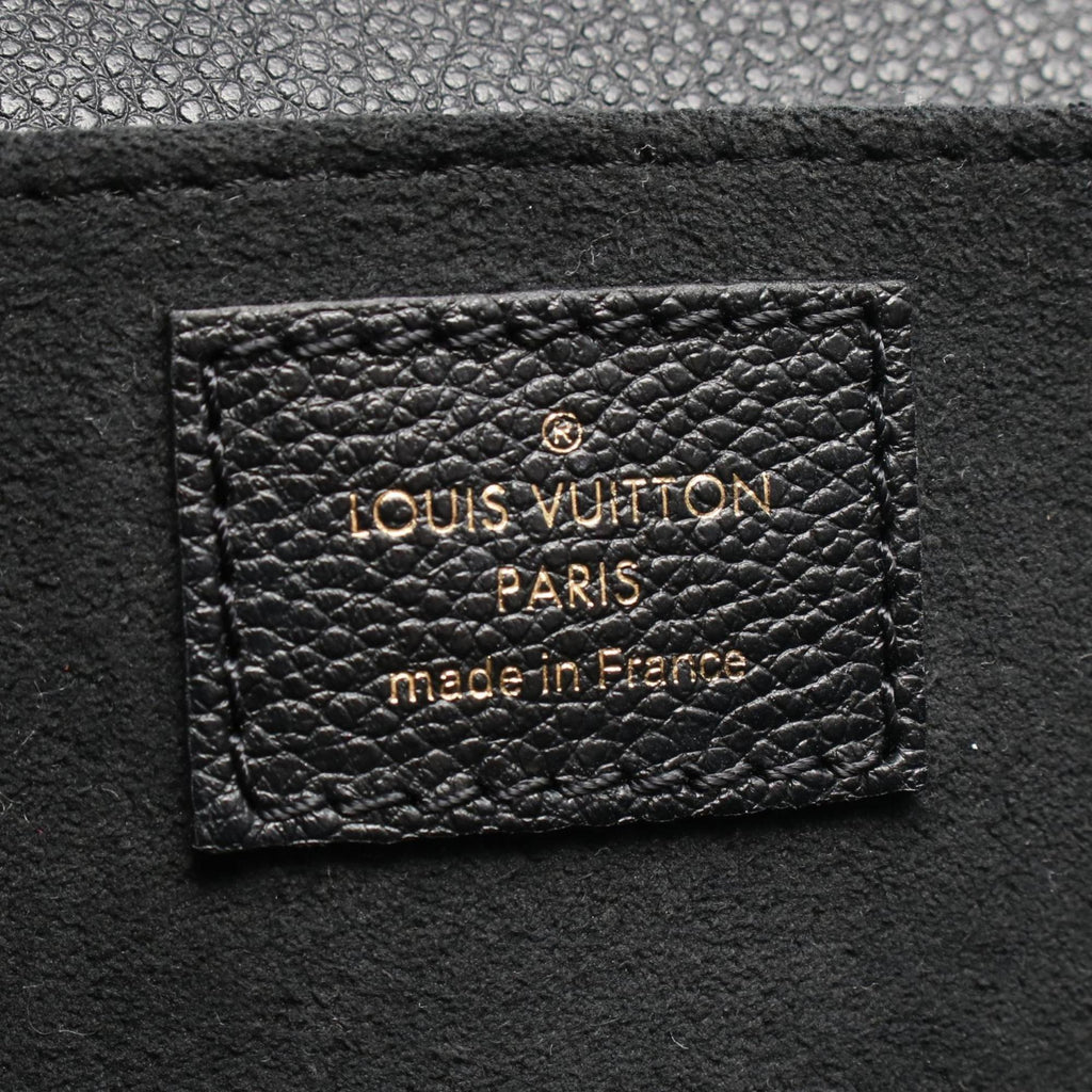 Louis Vuitton Black Noir Monogram Empreinte Handbag (Pre-Owned)