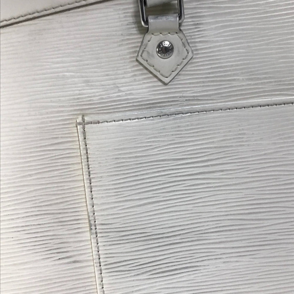 Louis Vuitton Epi Galle Lv Off White White Epi Leather Shoulder Bag Tote Bag (Pre-Owned)