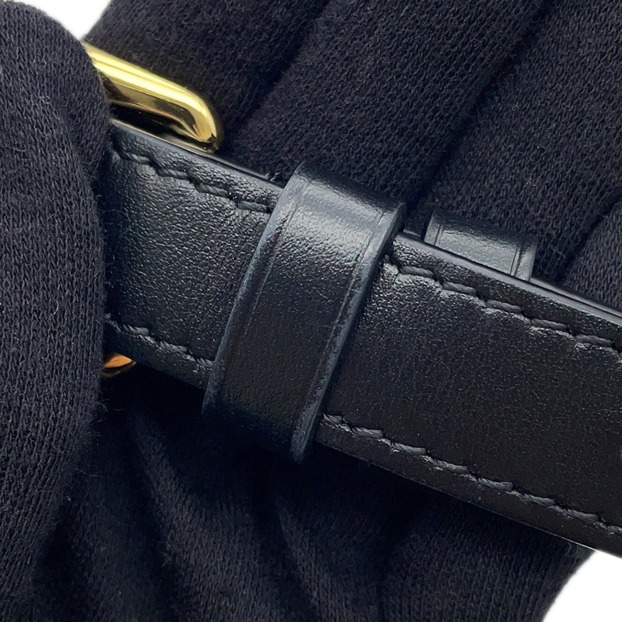 Louis Vuitton Epi Black Noir Epi Leather Handbag Shoulder Bag (Pre-Owned)