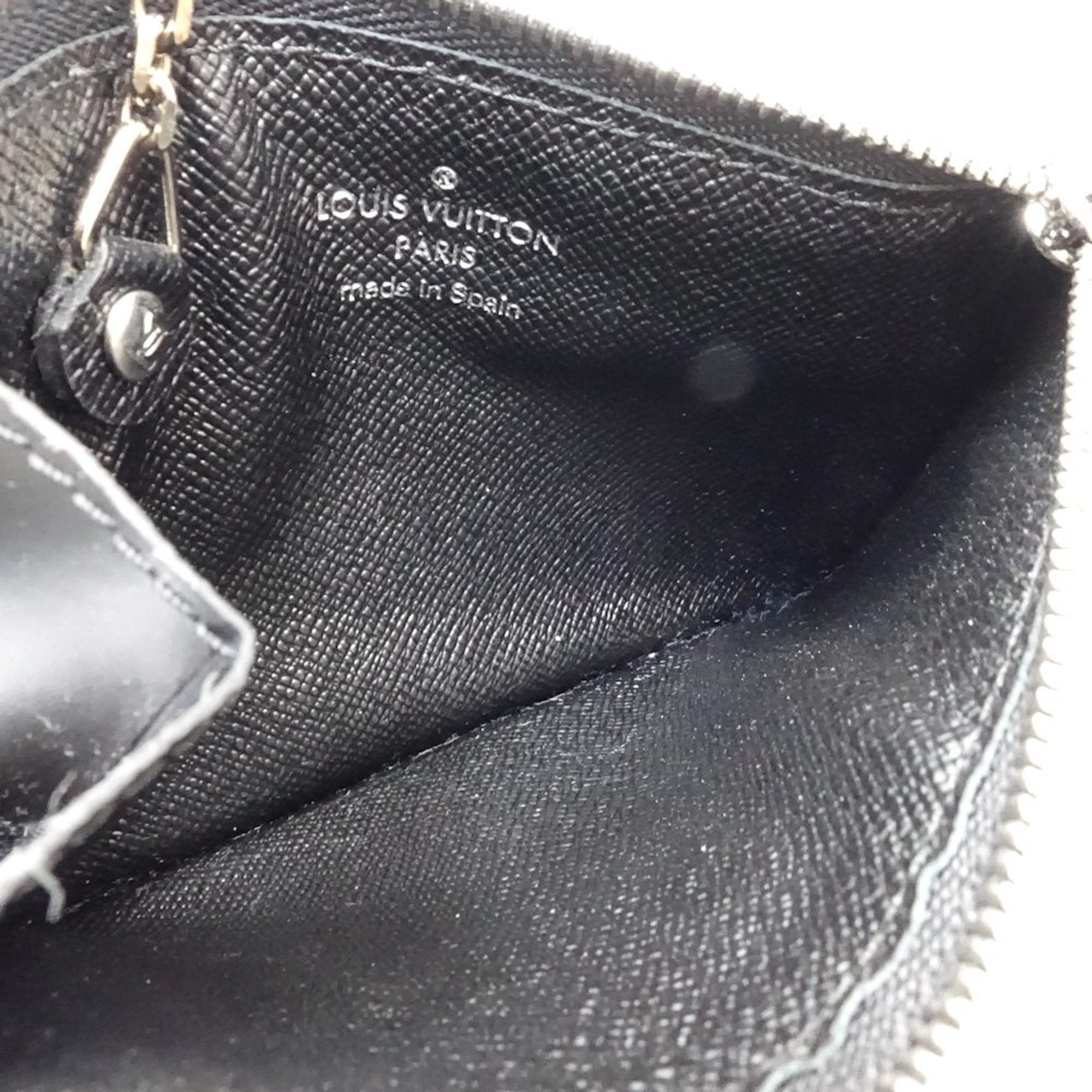 Louis Vuitton Noir Epi Leather Coin Purse/Coin Case (Pre-Owned)