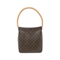 Louis Vuitton Marron Coated Canvas Shoulder Bag (Pre-Owned)