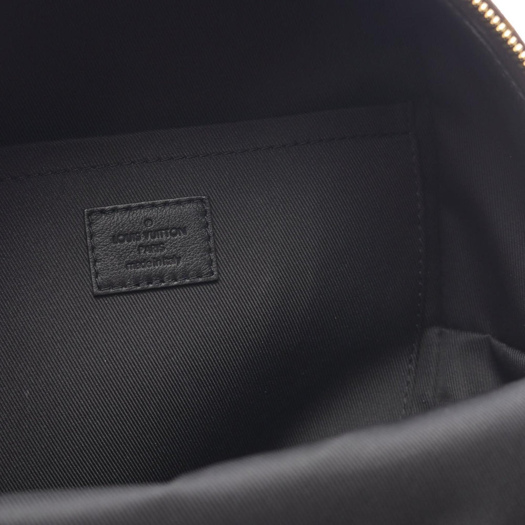 Louis Vuitton Black Brown Monogram Coated Canvas Backpack (Pre-Owned)