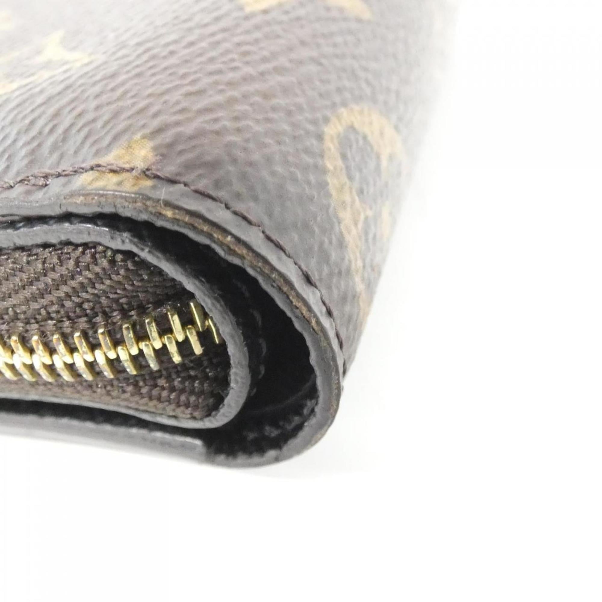 Louis Vuitton Monogram Reverse Marron Coated Canvas Wallet (Bi-Fold) (Pre-Owned)