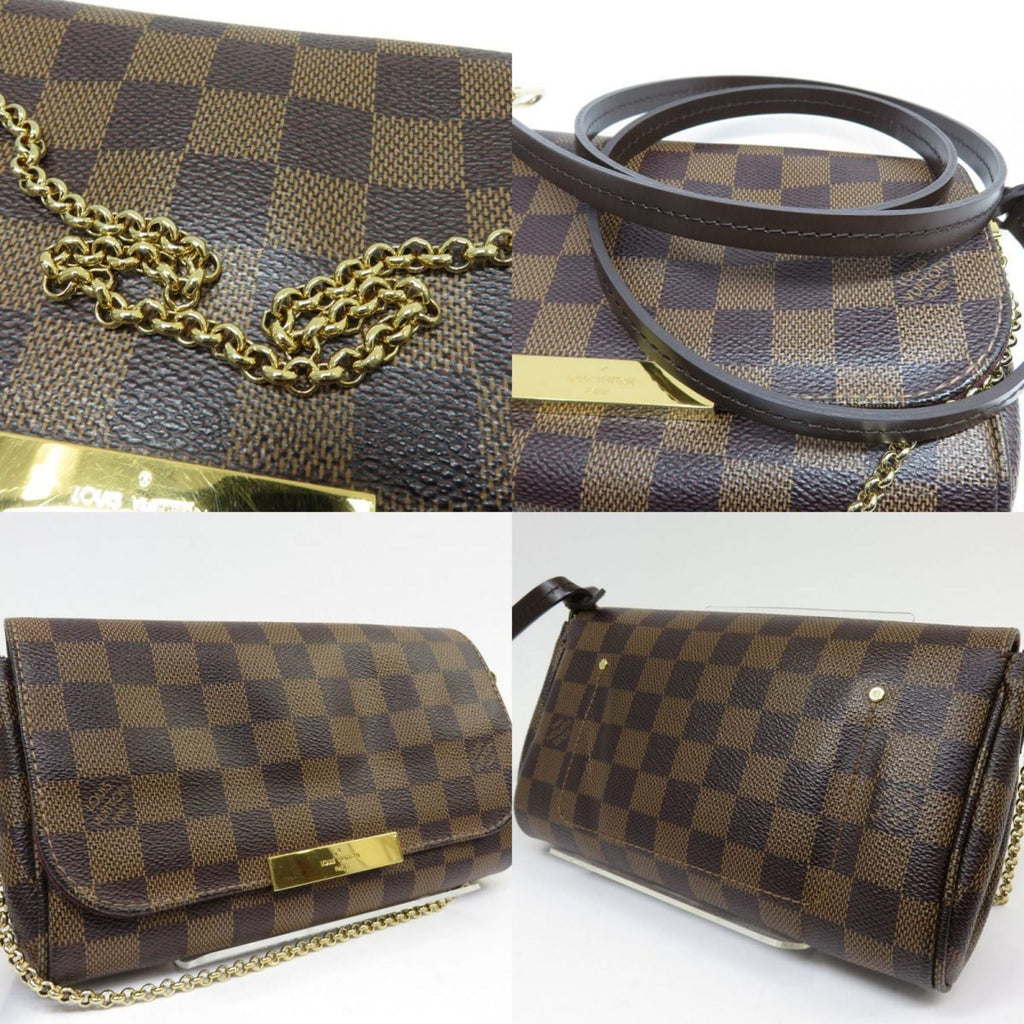 Louis Vuitton Damier Damier Canvas Ebene Shoulder Bag (Pre-Owned)