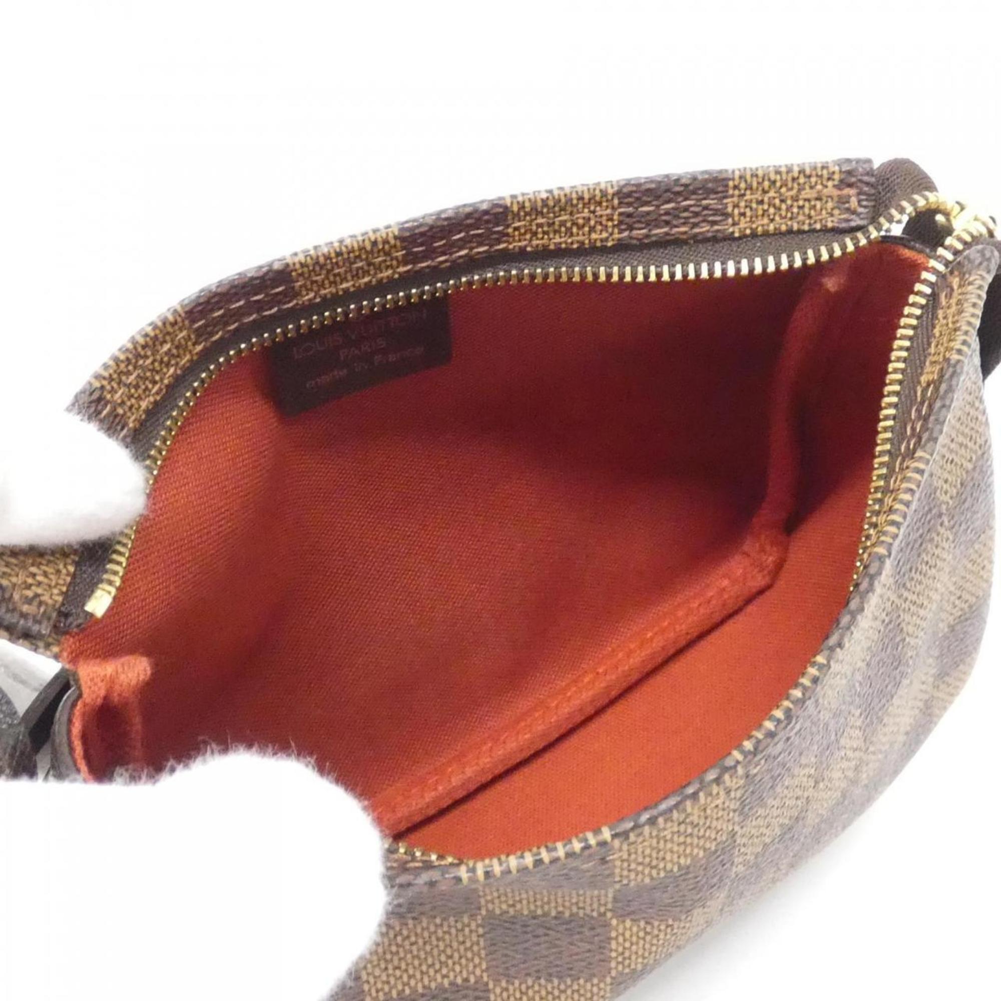 Louis Vuitton Brown Coated Canvas Pouch Shoulder Bag (Pre-Owned)