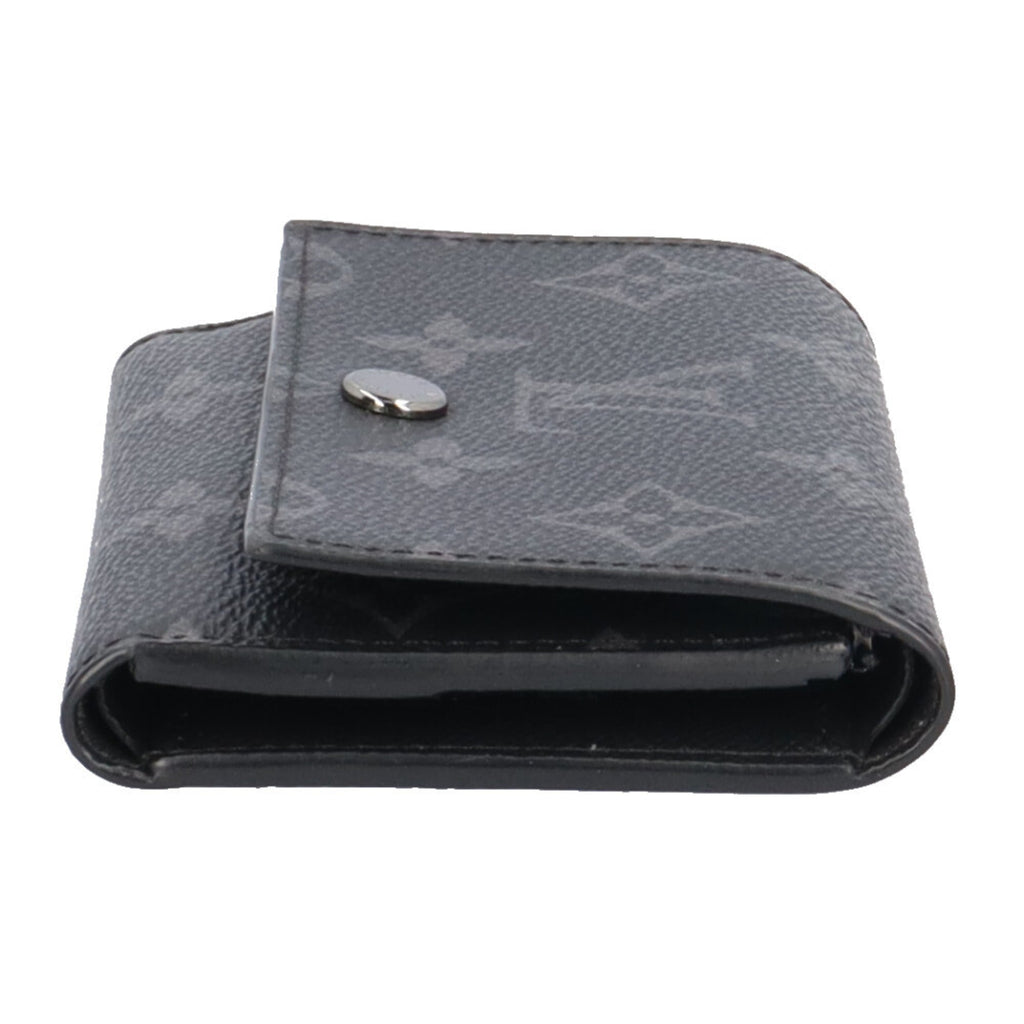 Louis Vuitton Black Monogram Eclipse Wallet (Tri-Fold) (Pre-Owned)
