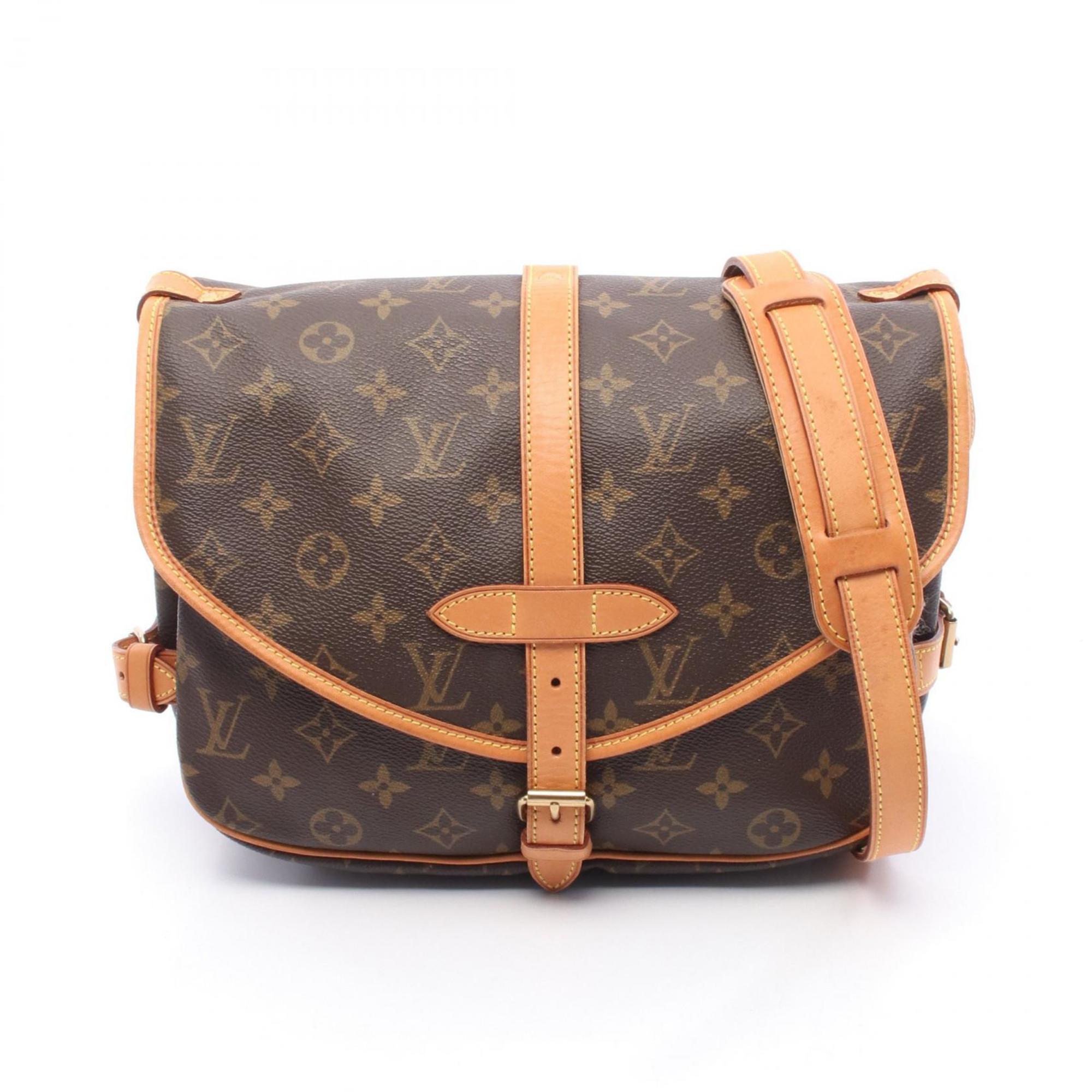 Louis Vuitton Brown Coated Canvas Pvc Leather Monogram Shoulder Bag (Pre-Owned)