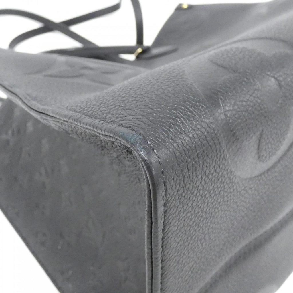 Louis Vuitton Black Leather Handbag (Pre-Owned)