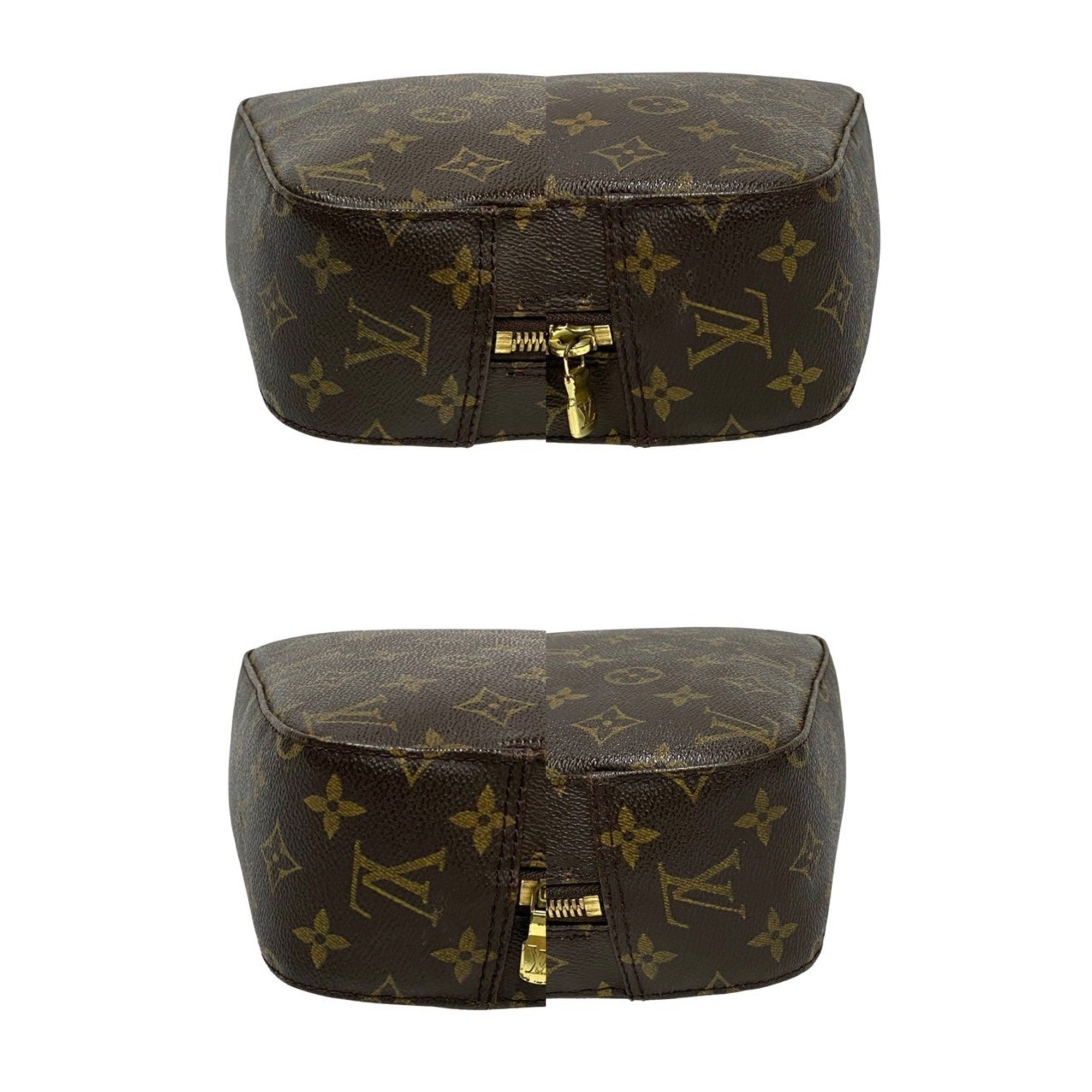 Louis Vuitton Brown Leather Pvc Shoulder Bag (Pre-Owned)