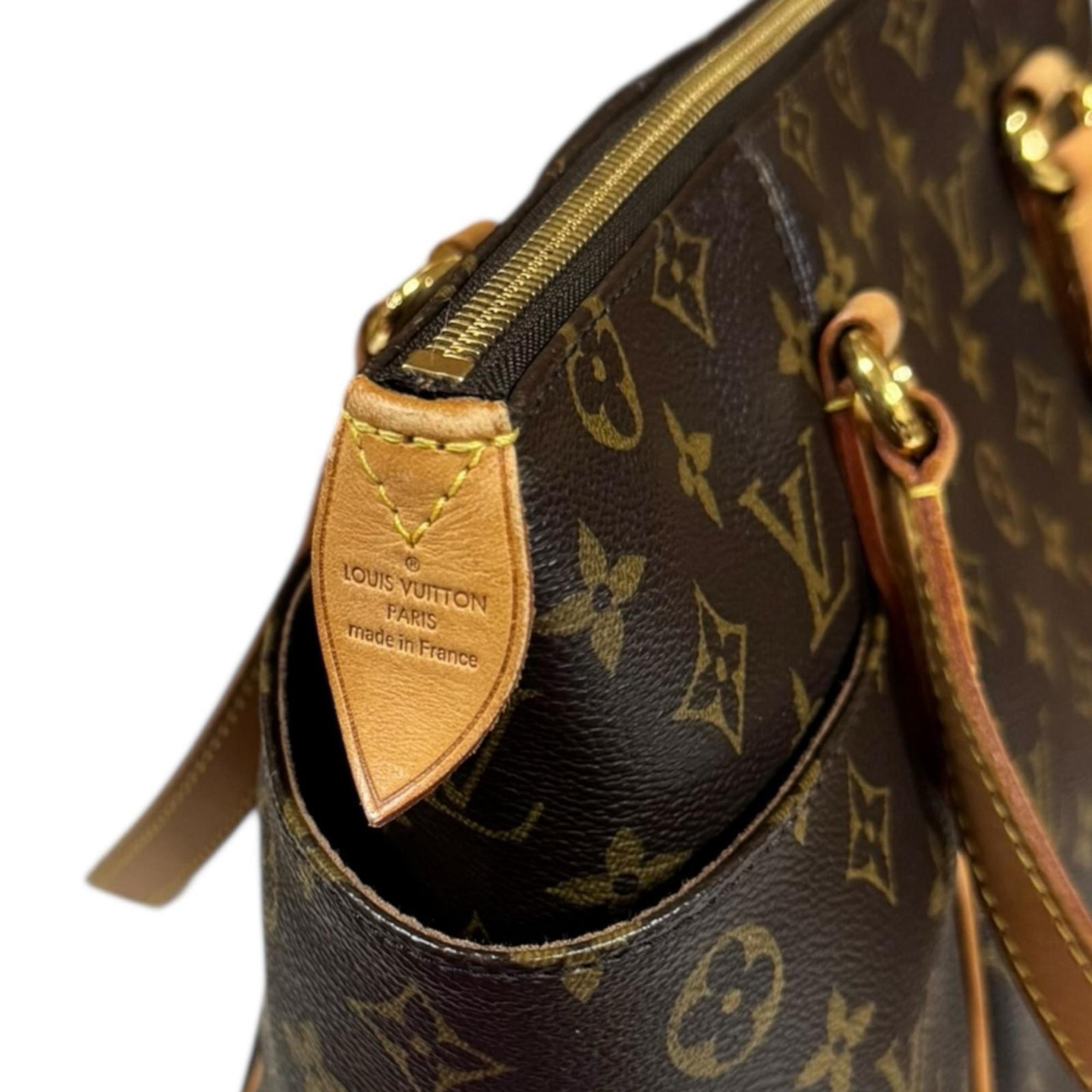Louis Vuitton Brown Monogram Canvas Tote Bag (Pre-Owned)