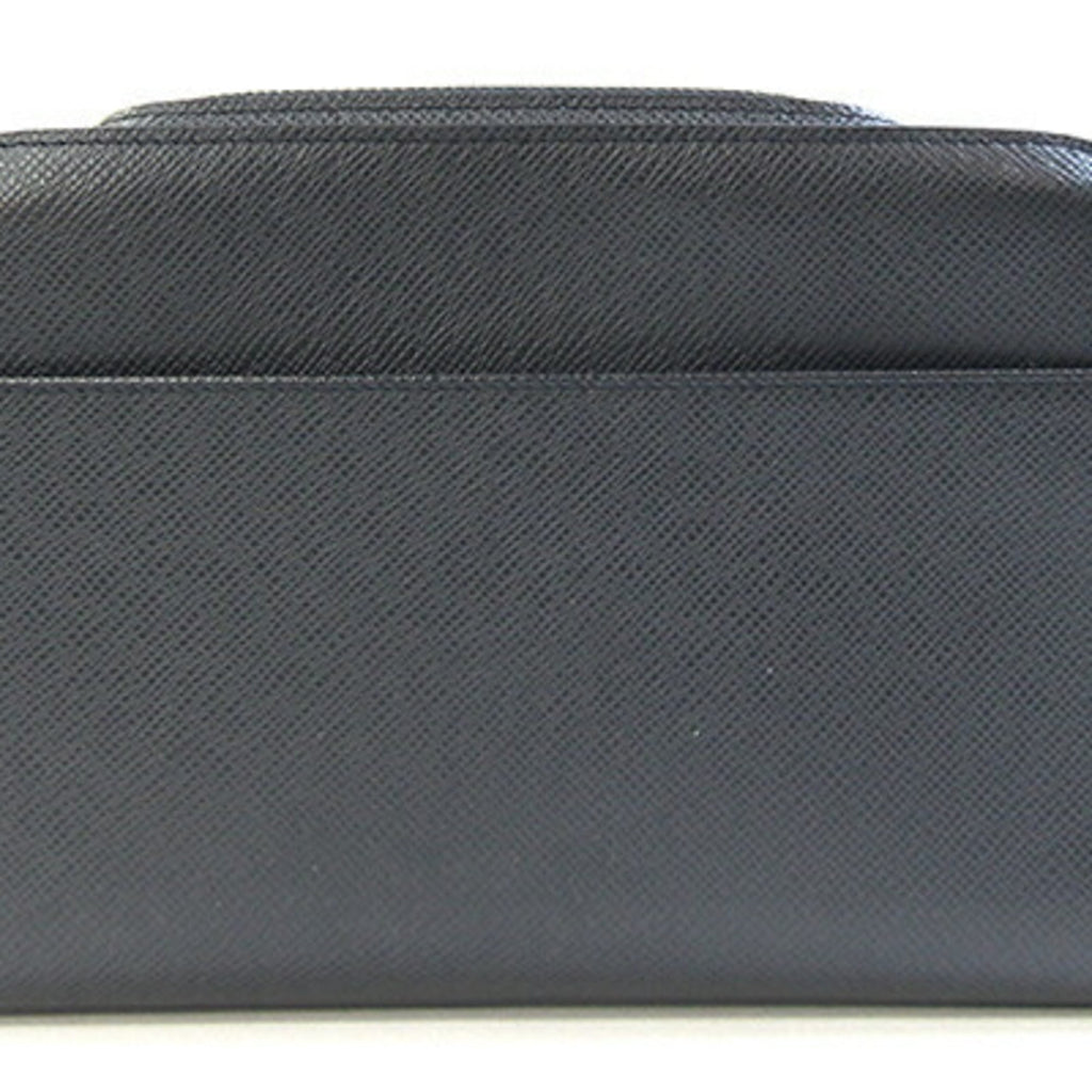 Louis Vuitton Ardoise Black Taiga Leather Clutch Bag (Pre-Owned)