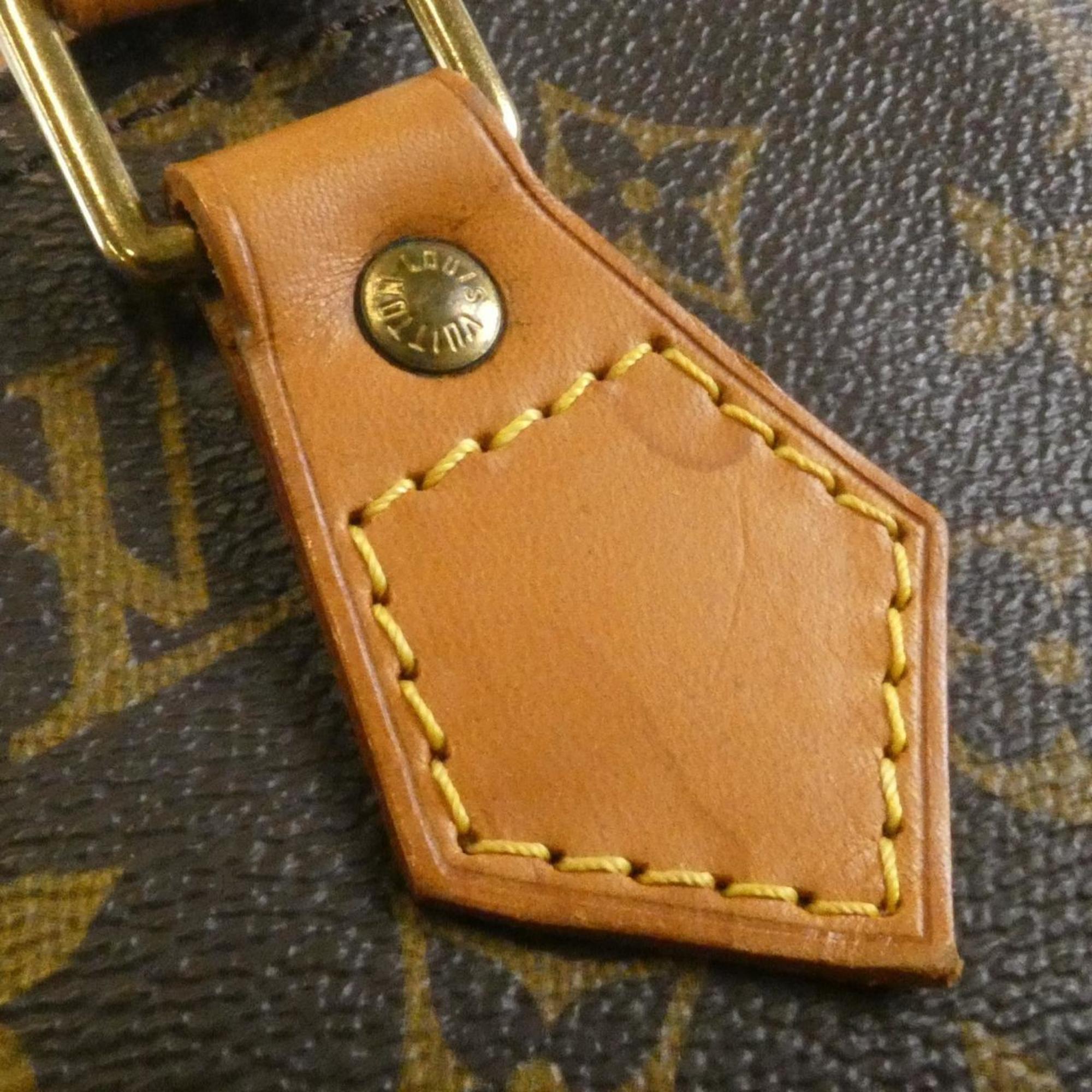 Louis Vuitton Marron Coated Canvas Boston Bag (Pre-Owned)
