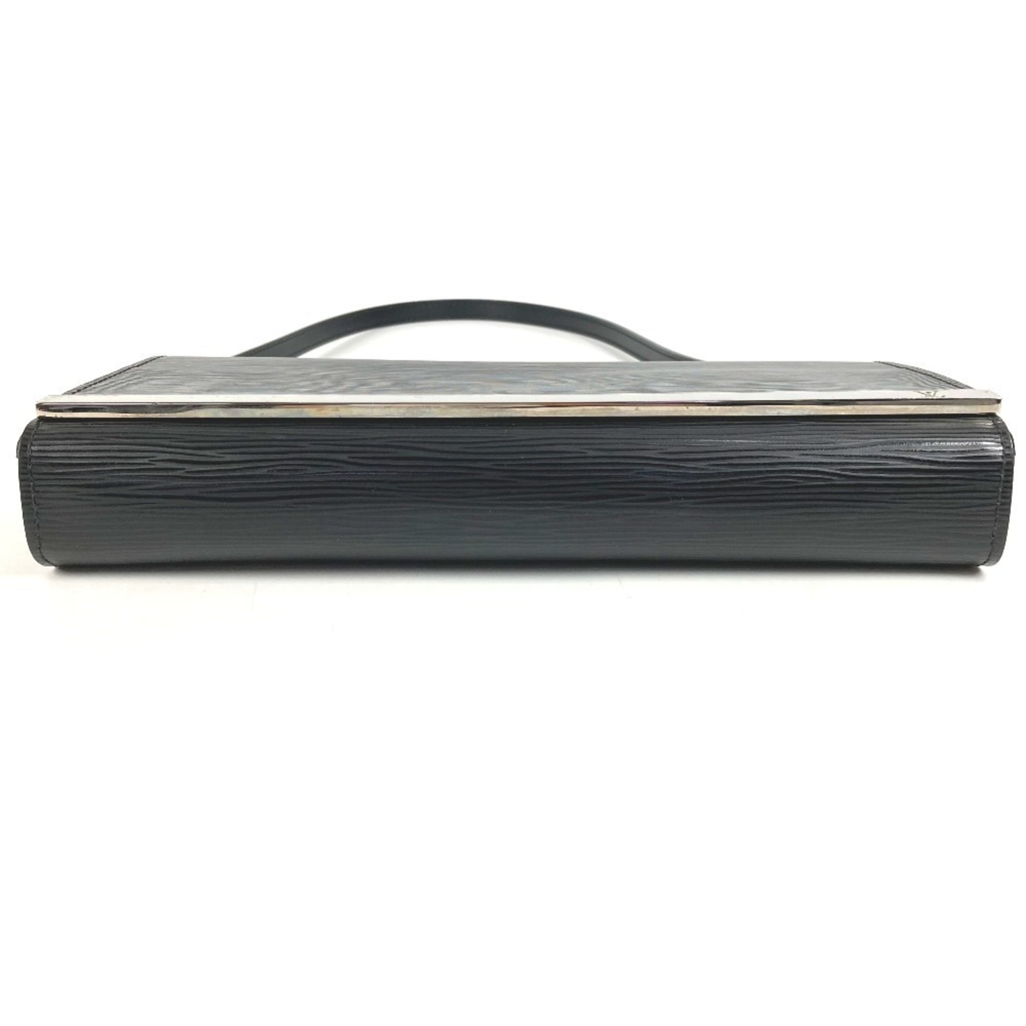 Louis Vuitton Epi Black Noir Epi Leather Clutch Bag Pochette Shoulder Bag (Pre-Owned)
