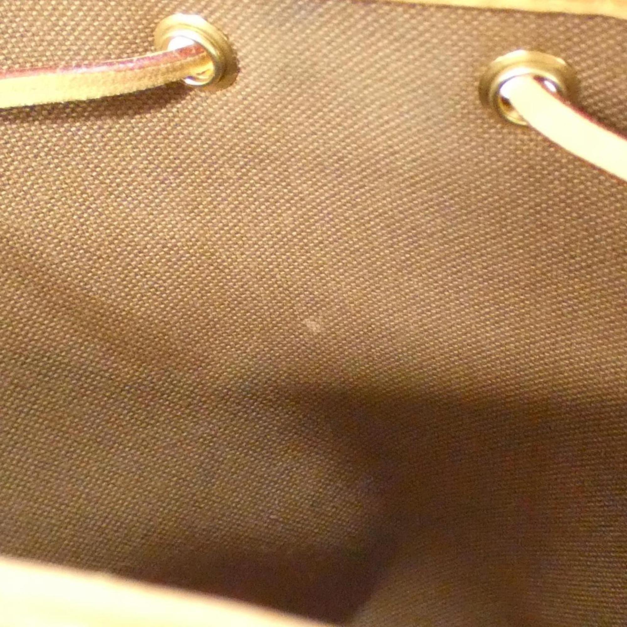 Louis Vuitton Marron Coated Canvas Shoulder Bag (Pre-Owned)