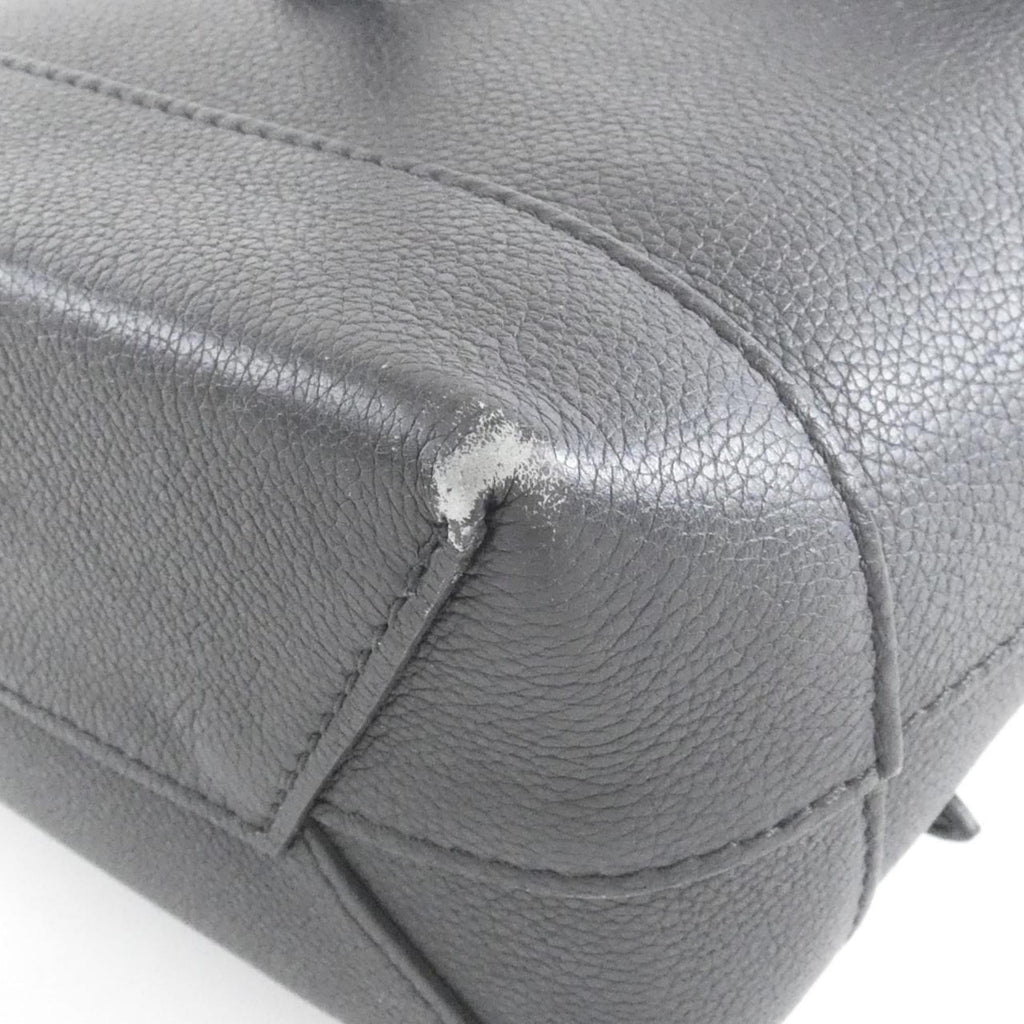 Louis Vuitton Black Leather Backpack (Pre-Owned)