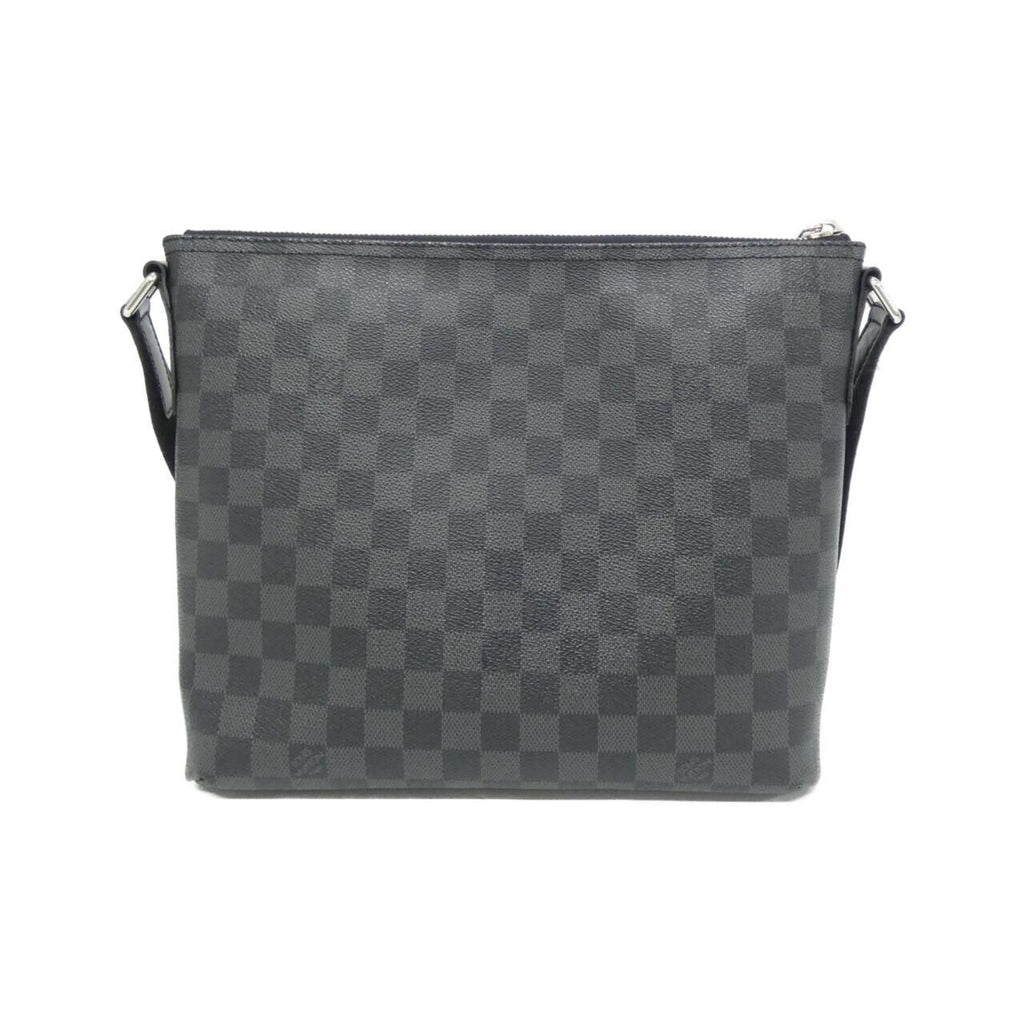 Louis Vuitton Dark Gray Graphite Coated Canvas Shoulder Bag (Pre-Owned)