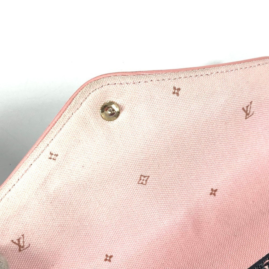 Louis Vuitton Black Pink Coated Canvas Pochette Shoulder Bag (Pre-Owned)