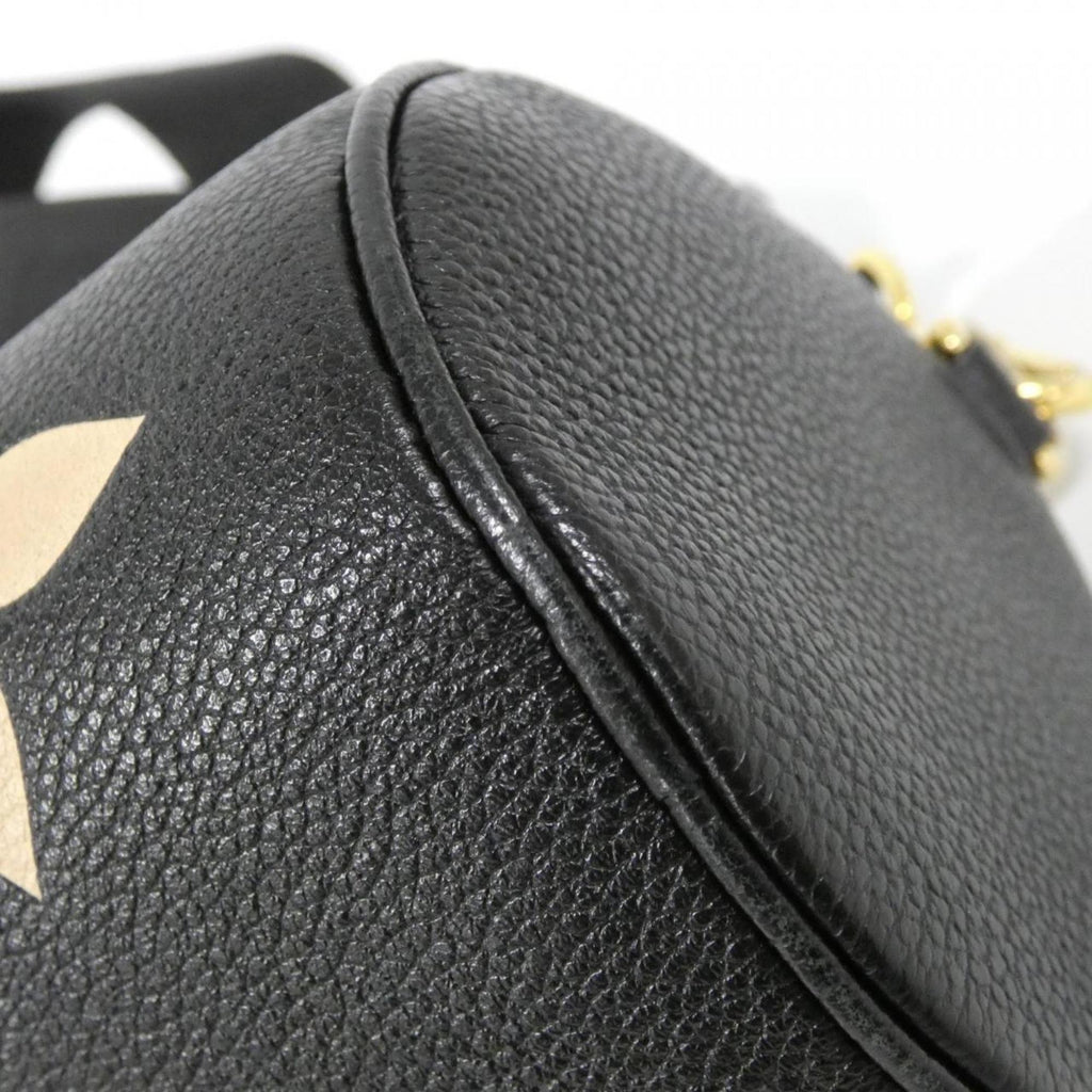 Louis Vuitton Monogram Empreinte Beige Black Leather Shoulder Bag (Pre-Owned)