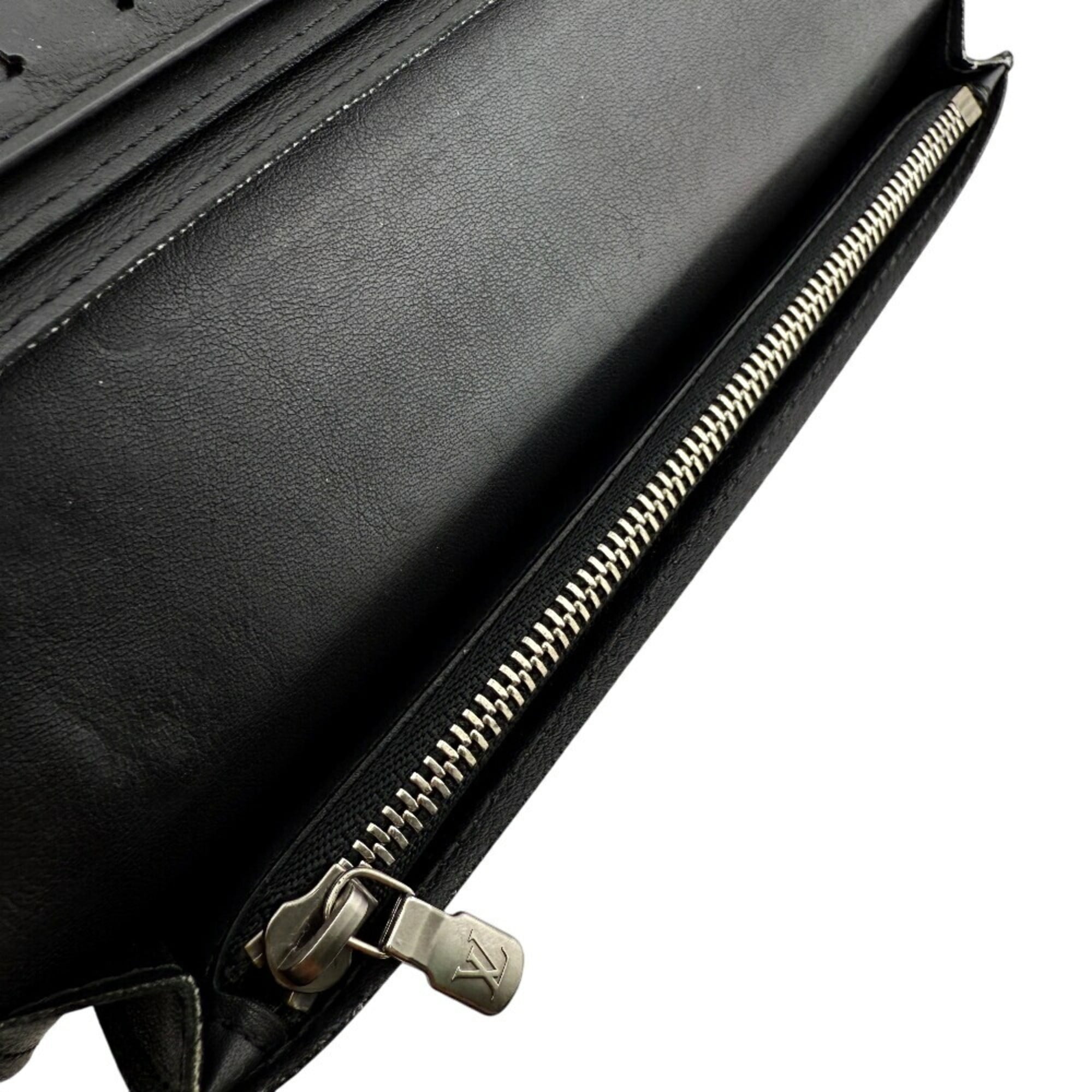 Louis Vuitton Black Leather (Pre-Owned)
