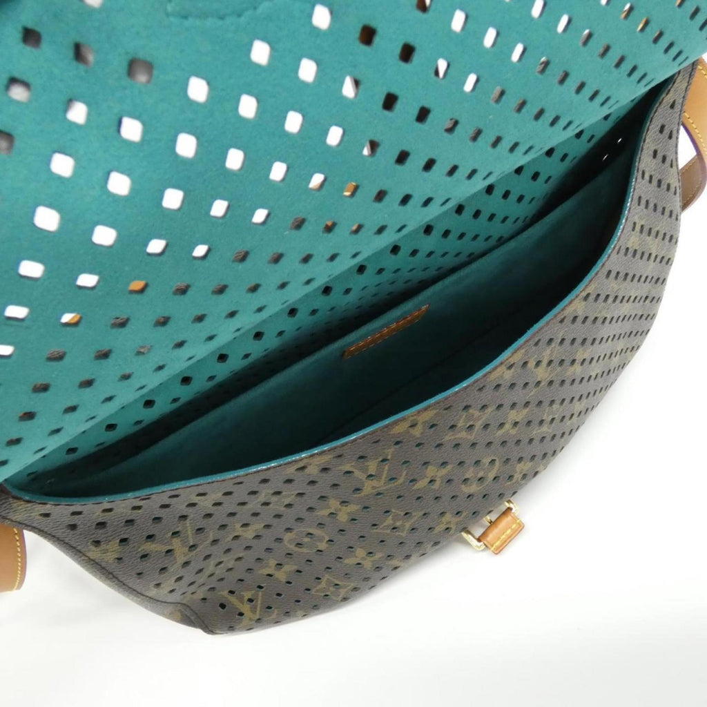 Louis Vuitton Marron Coated Canvas Shoulder Bag (Pre-Owned)
