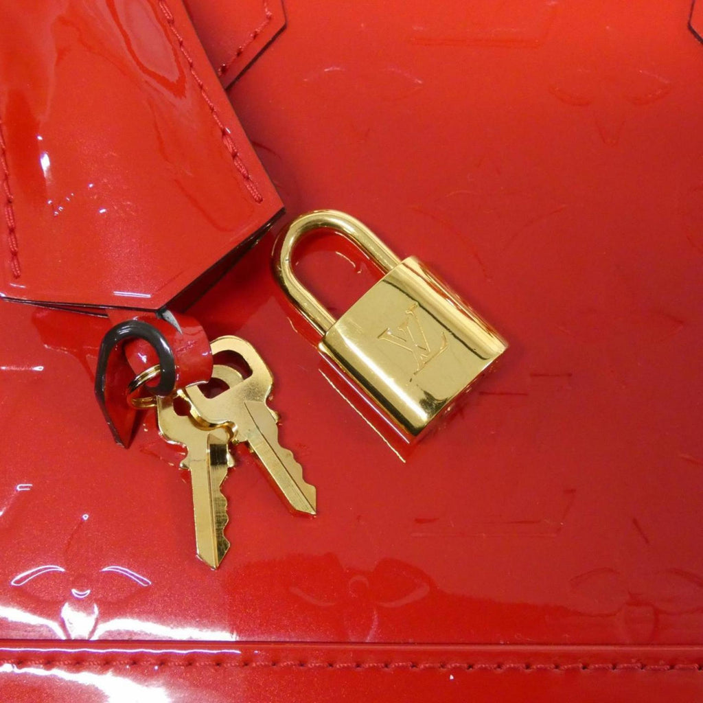 Louis Vuitton Cerise Red Color Leather Handbag (Pre-Owned)