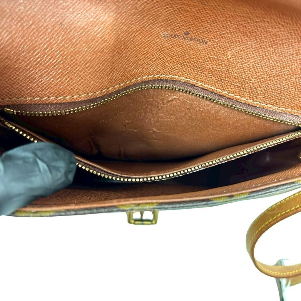 Louis Vuitton Brown Leather Pvc Pochette Shoulder Bag (Pre-Owned)