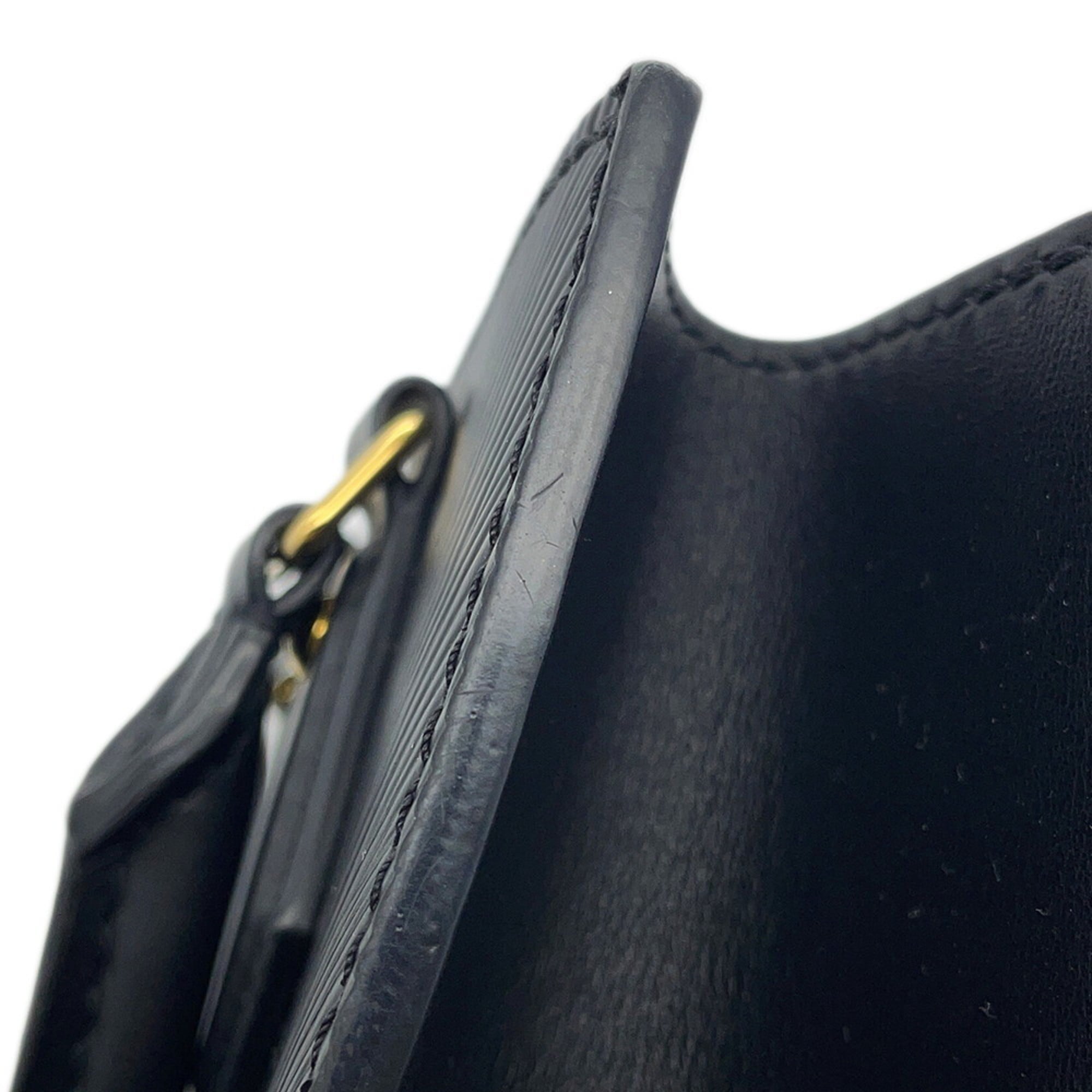 Louis Vuitton Epi Black Noir Epi Leather Handbag Shoulder Bag (Pre-Owned)