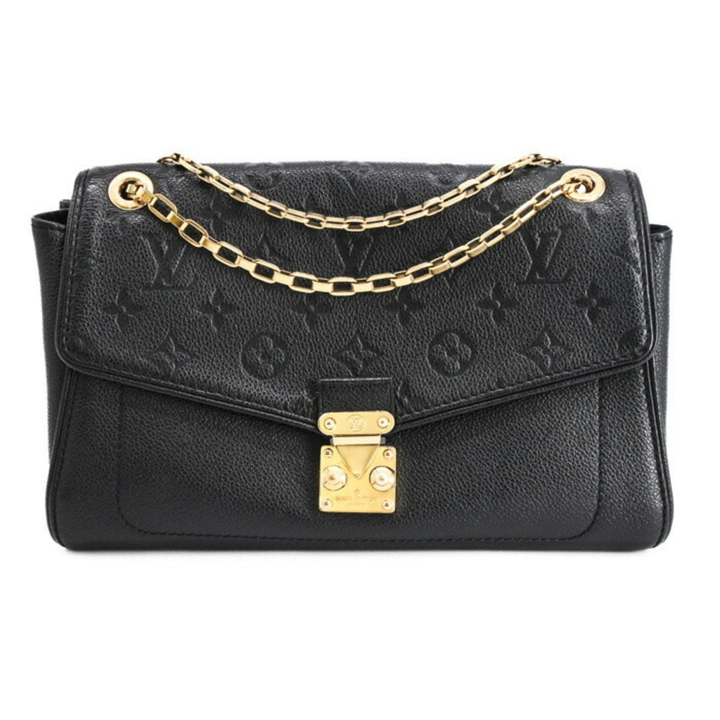 Louis Vuitton Black Noir Monogram Empreinte Handbag Shoulder Bag (Pre-Owned)