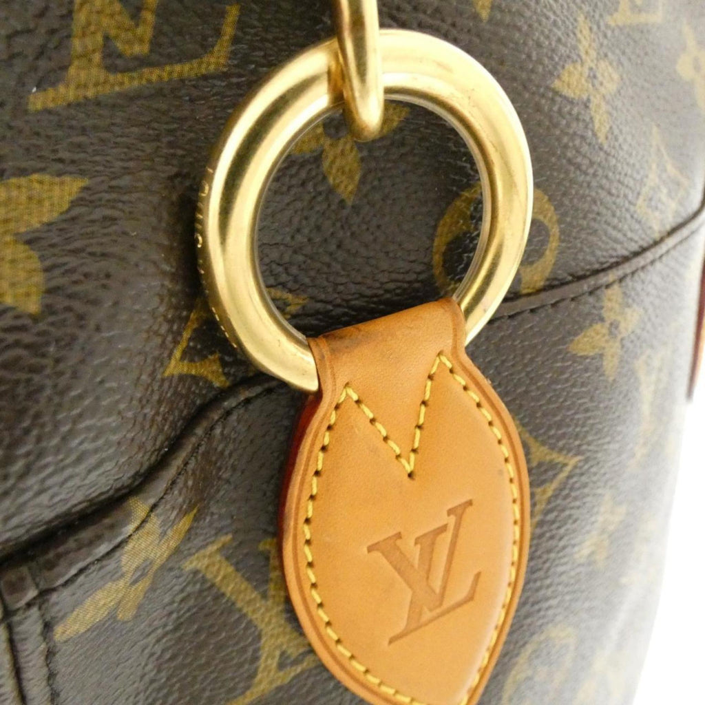 Louis Vuitton Marron Coated Canvas Handbag Shoulder Bag (Pre-Owned)
