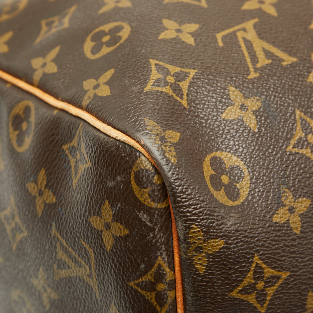 Louis Vuitton Monogram Brown Pvc Leather Boston Bag Shoulder Bag (Pre-Owned)