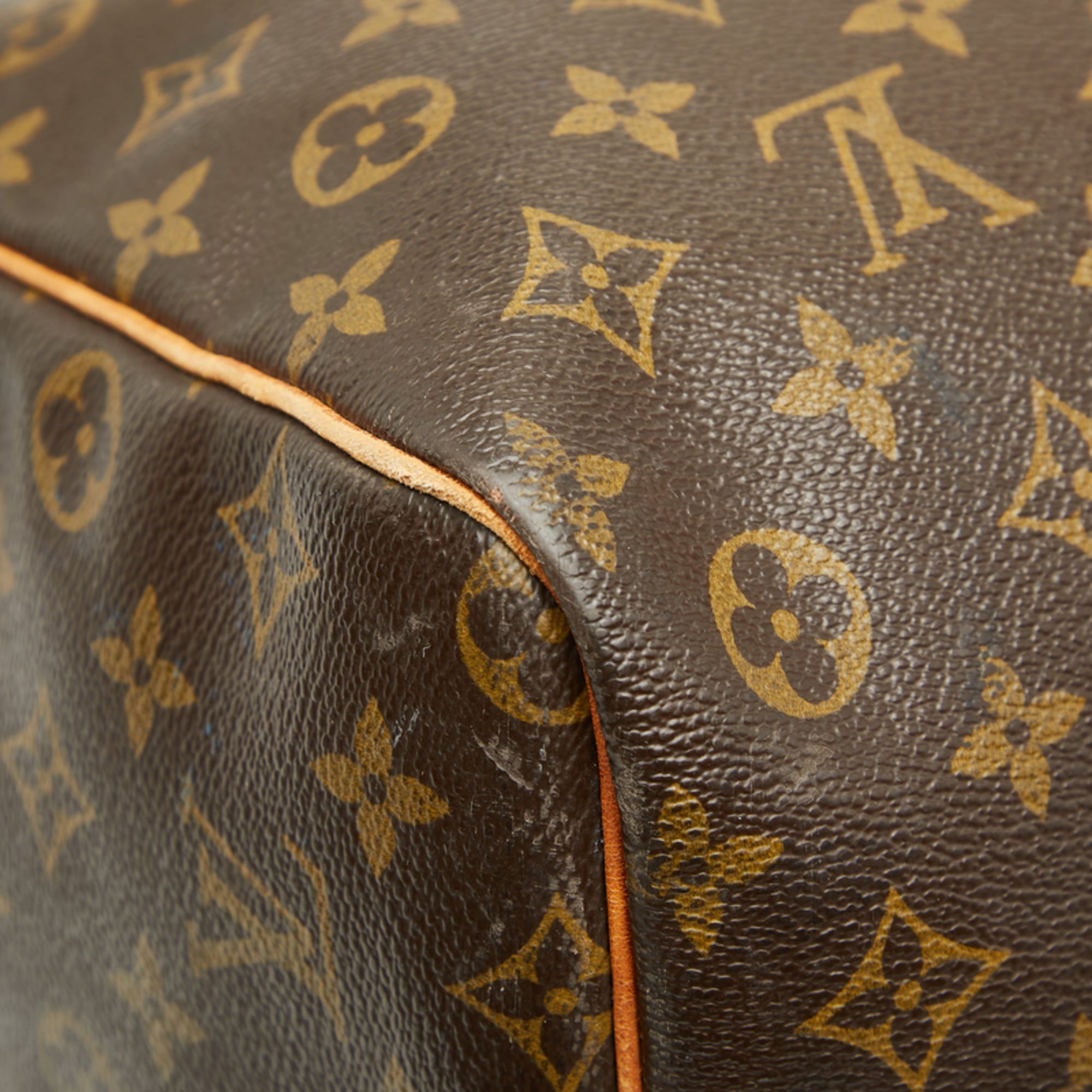 Louis Vuitton Monogram Brown Pvc Leather Boston Bag Shoulder Bag (Pre-Owned)