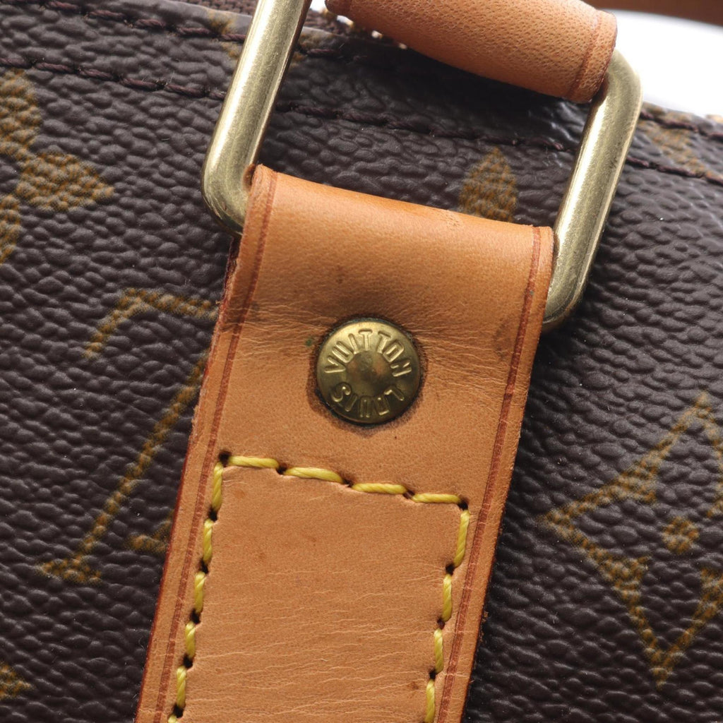 Louis Vuitton Brown Coated Canvas Pvc Monogram Leather Boston Bag (Pre-Owned)