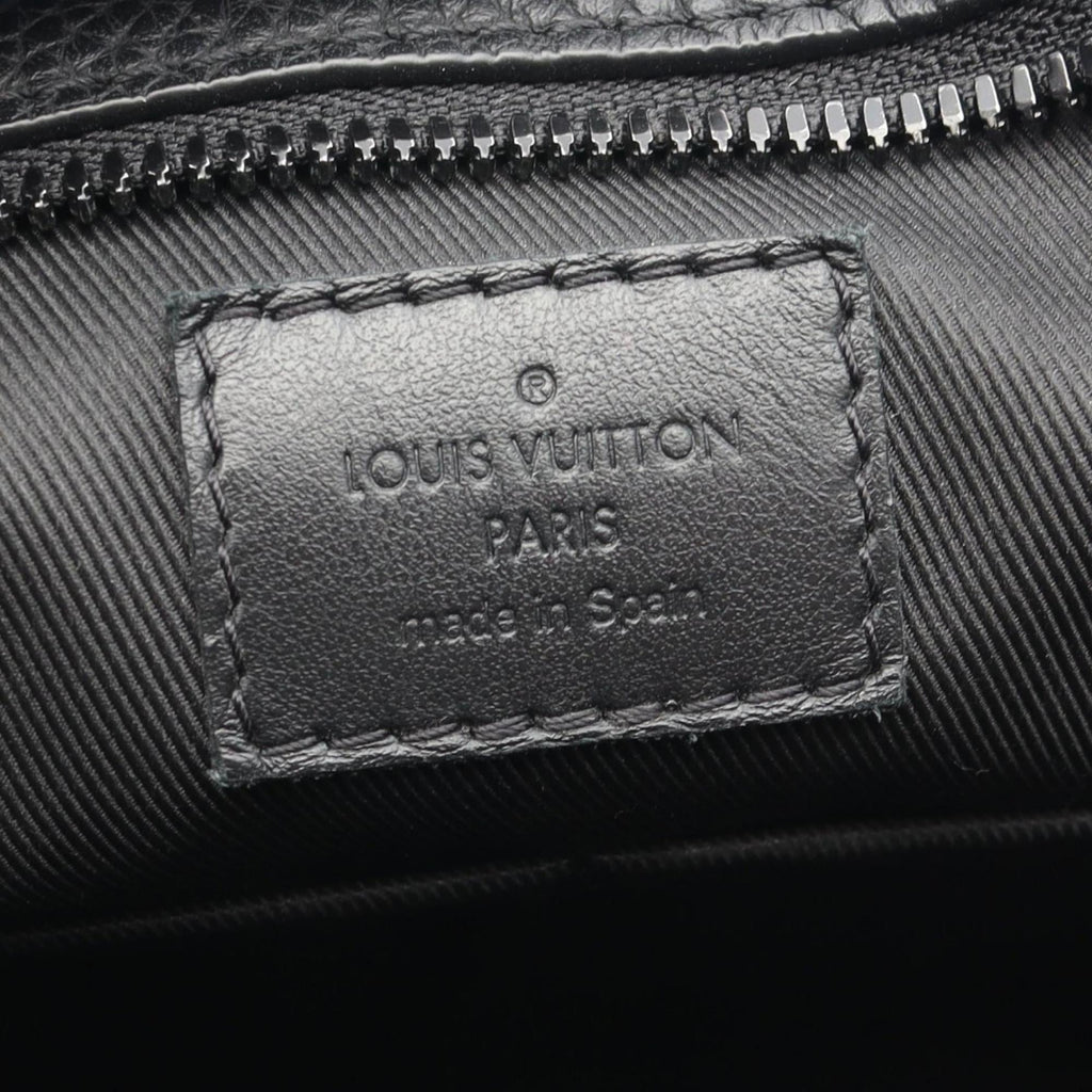 Louis Vuitton Black Leather Tote Bag (Pre-Owned)