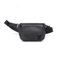 Louis Vuitton Black Noir Leather Fanny Pack (Pre-Owned)