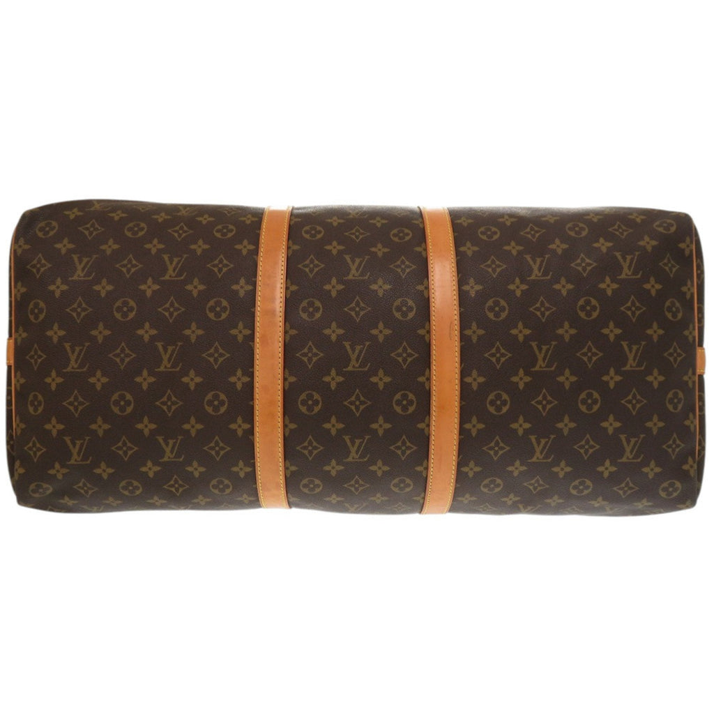Louis Vuitton Brown Monogram Canvas Boston Bag (Pre-Owned)