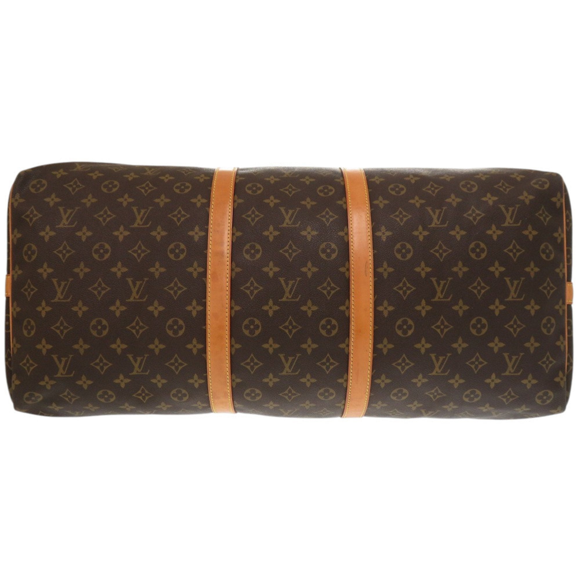 Louis Vuitton Brown Monogram Canvas Boston Bag (Pre-Owned)