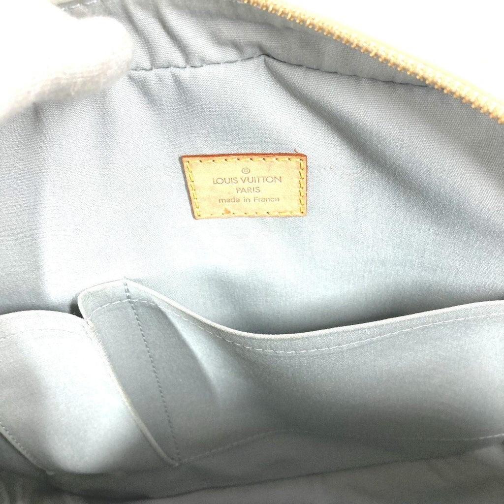 Louis Vuitton Pearl White Monogram Vernis Handbag Shoulder Bag Tote Bag (Pre-Owned)