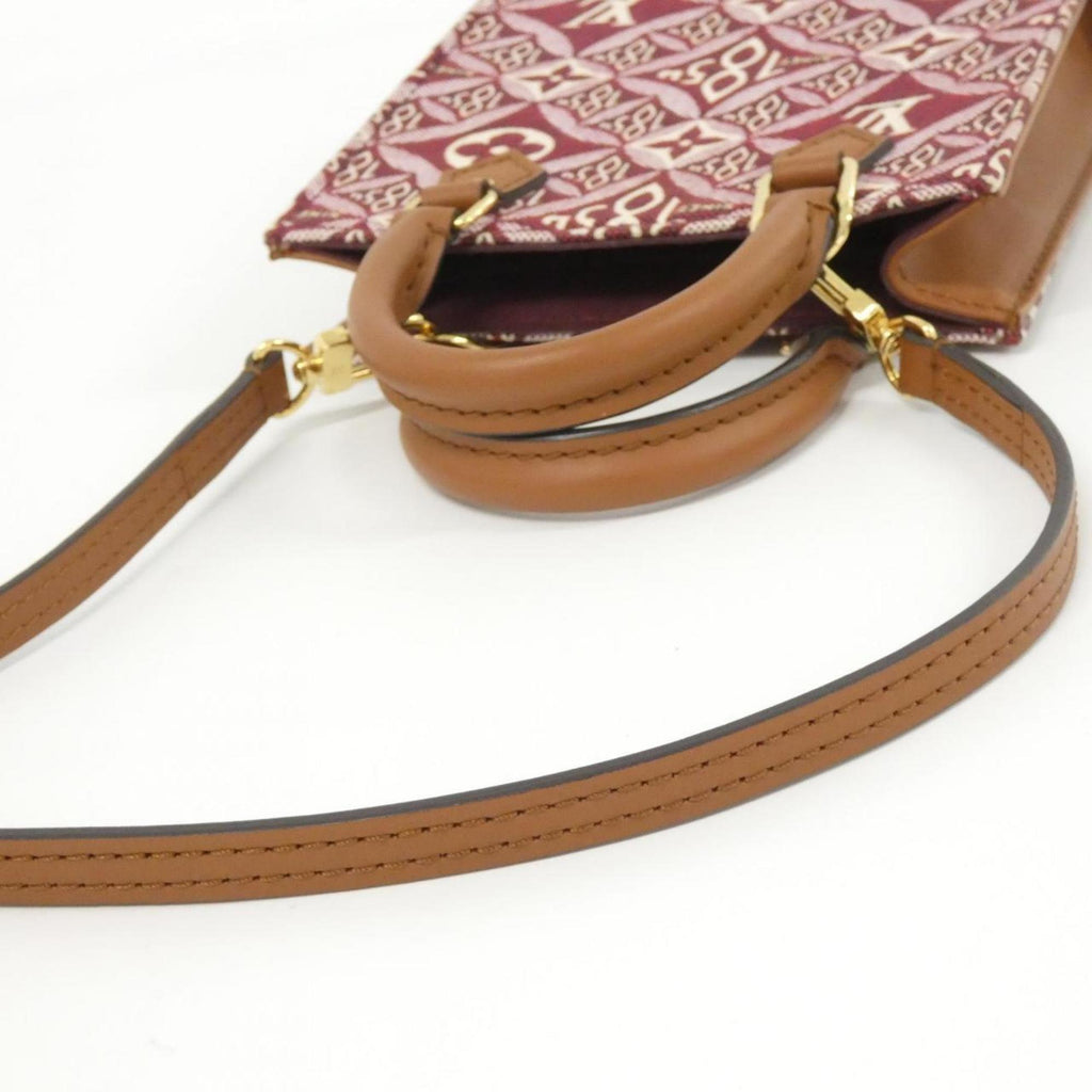 Louis Vuitton Bordeaux Jacquard Handbag (Pre-Owned)