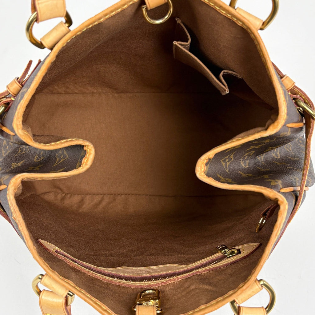 Louis Vuitton Brown Monogram Shoulder Bag Tote Bag (Pre-Owned)