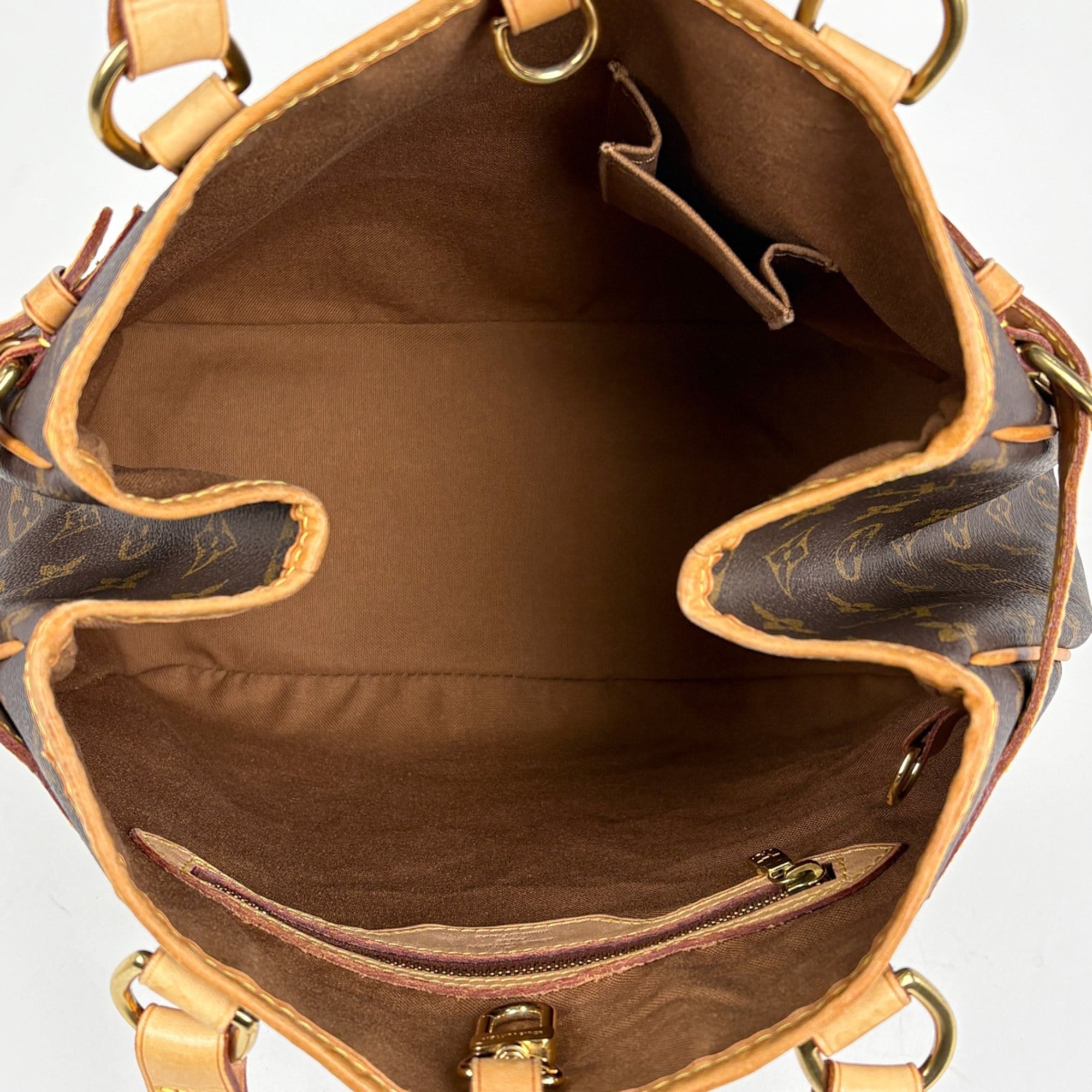Louis Vuitton Brown Monogram Shoulder Bag Tote Bag (Pre-Owned)