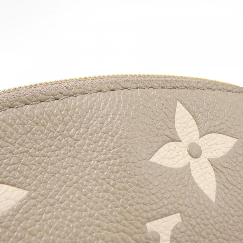 Louis Vuitton Bicolor Cream Leather Pochette Pouch (Pre-Owned)