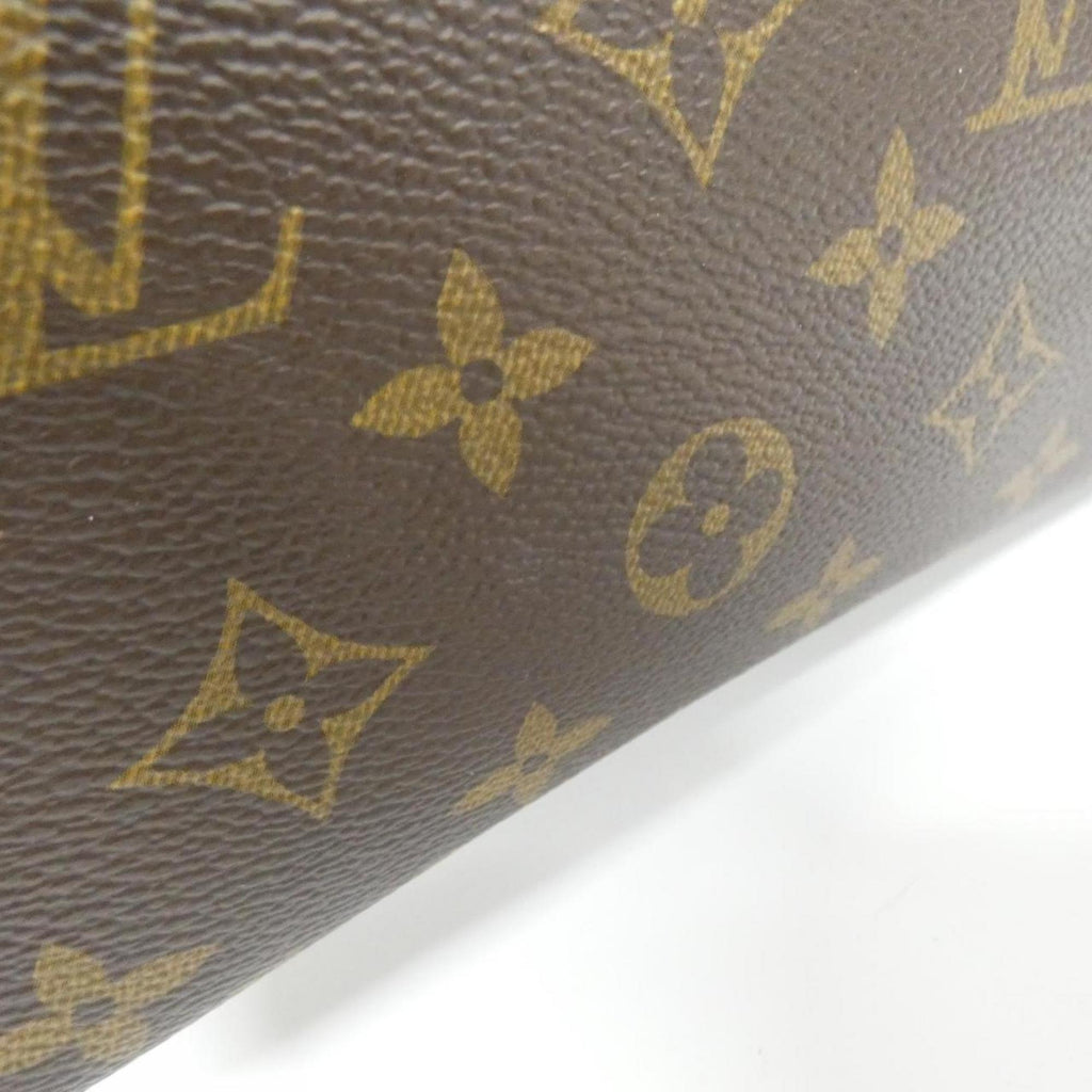 Louis Vuitton Brown Coated Canvas Handbag Pouch (Pre-Owned)