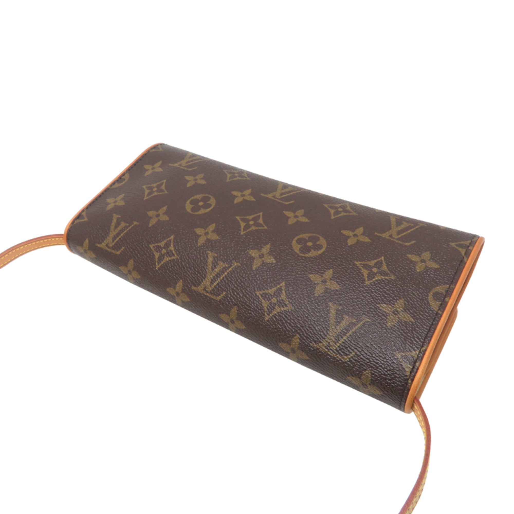 Louis Vuitton Brown Monogram Pochette Shoulder Bag (Pre-Owned)