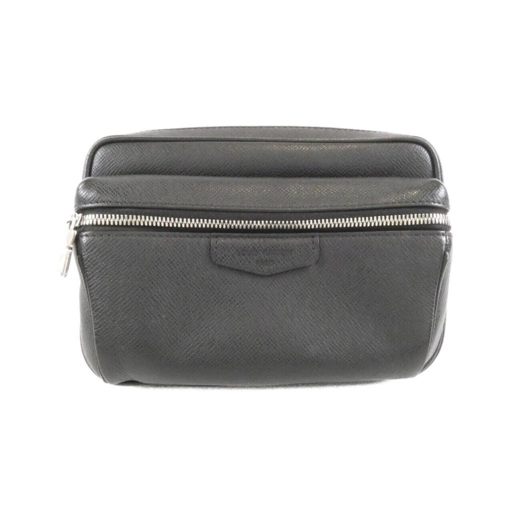 Louis Vuitton Taiga Black Taiga Leather Shoulder Bag (Pre-Owned)