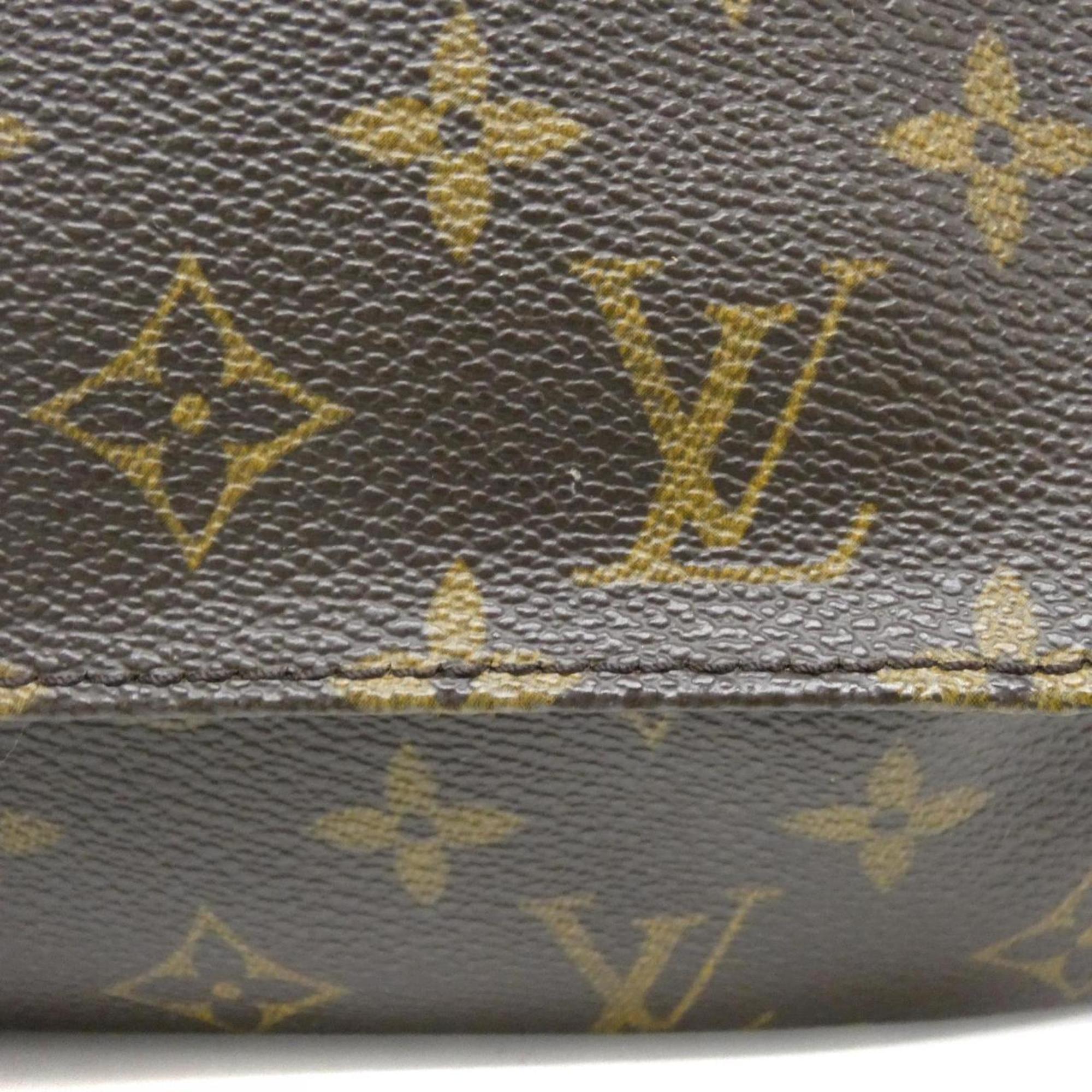 Louis Vuitton Marron Coated Canvas Shoulder Bag (Pre-Owned)